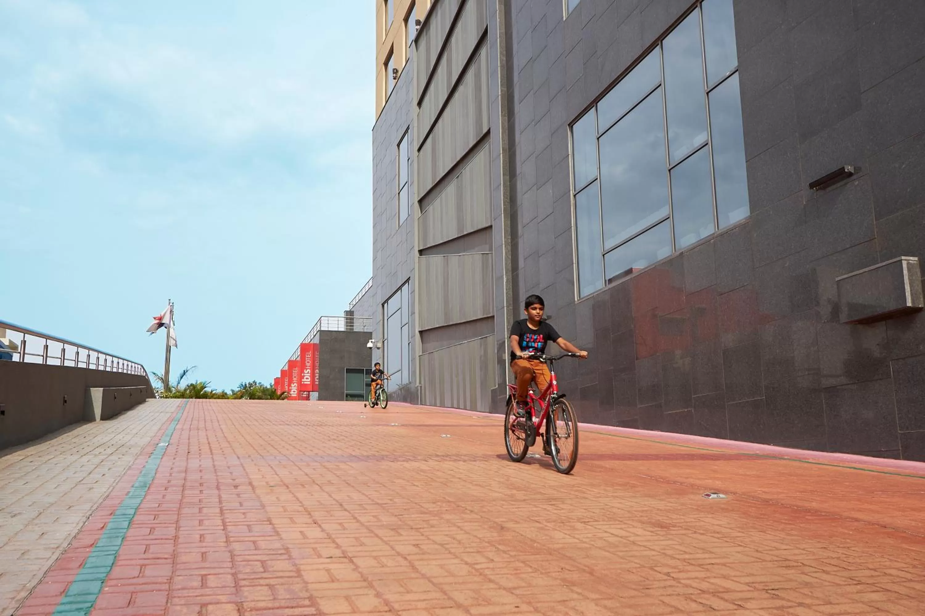 Cycling in Novotel Chennai OMR