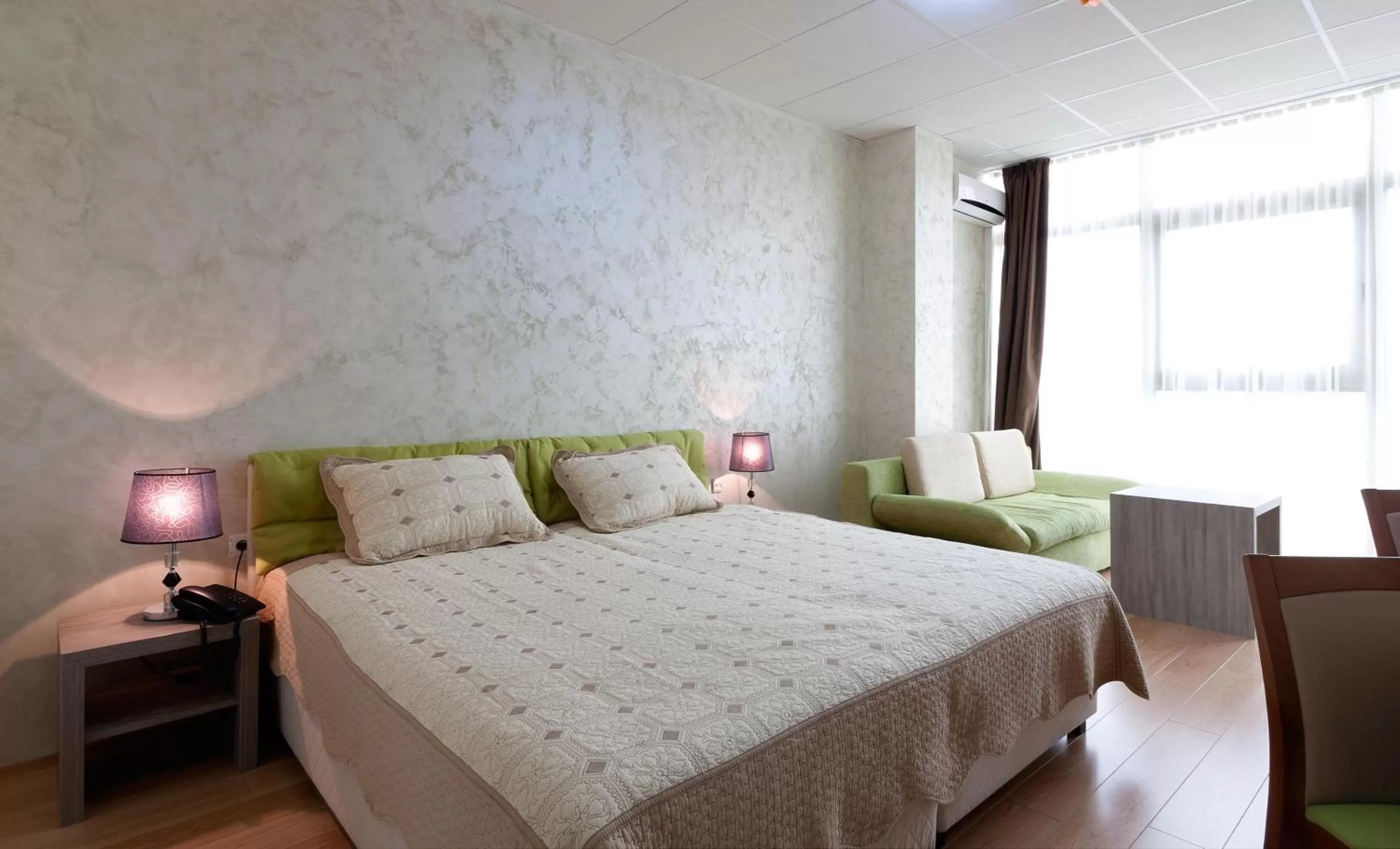 City view, Bed in Hotel Green Center Gili