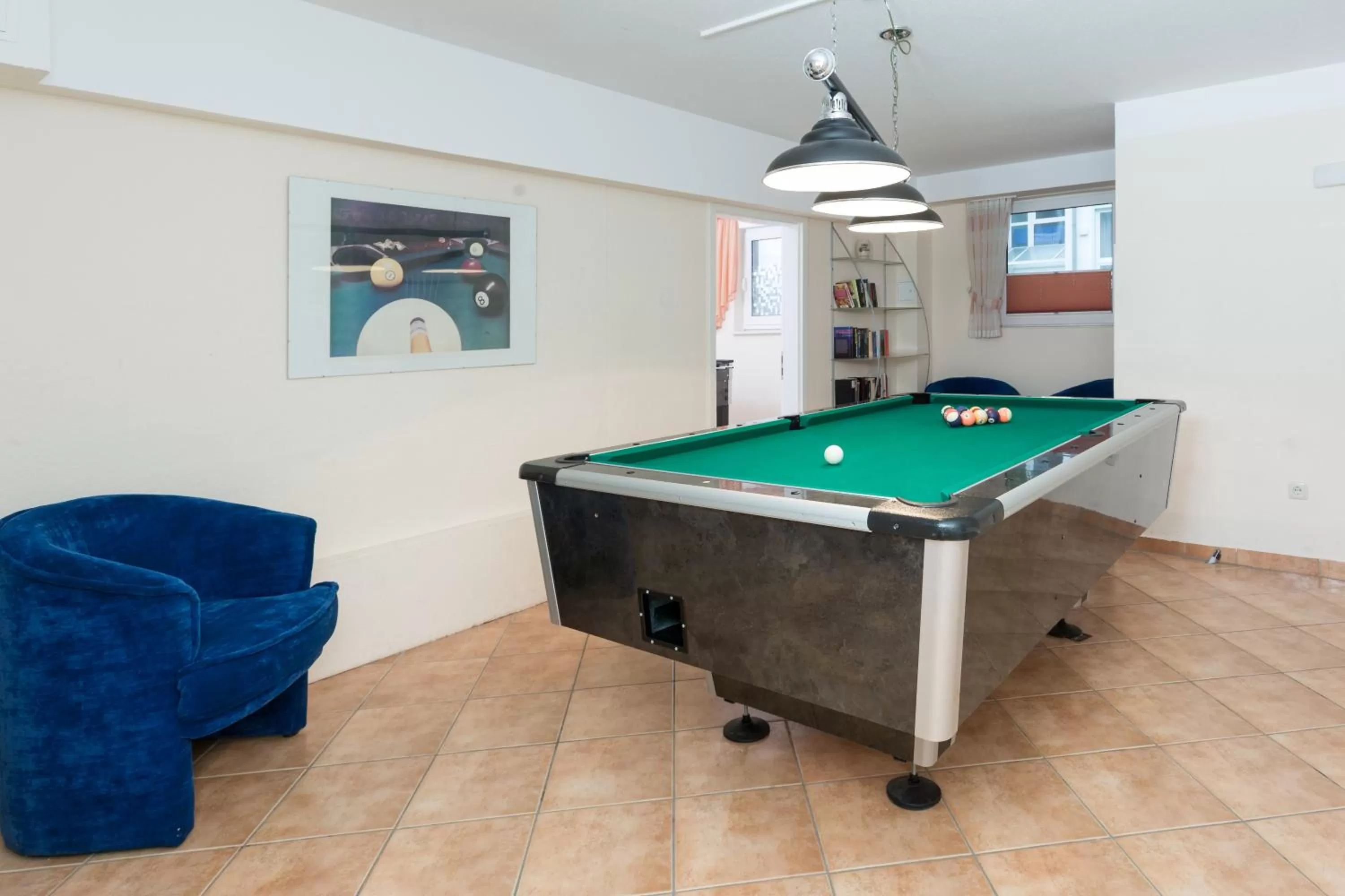 Billiard, Billiards in Apartmenthaus Binzer Sterne