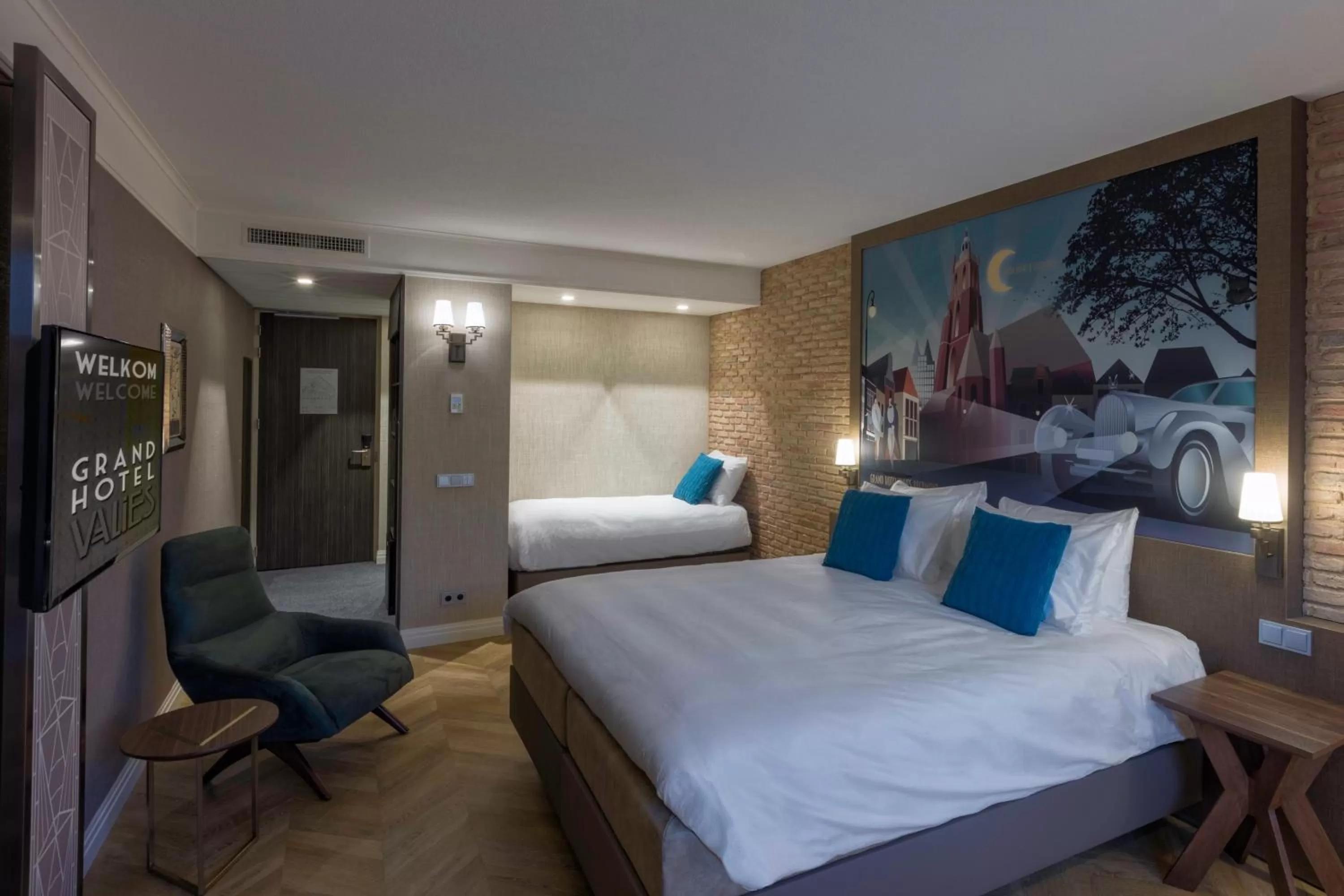 Bed in Grand Hotel Valies