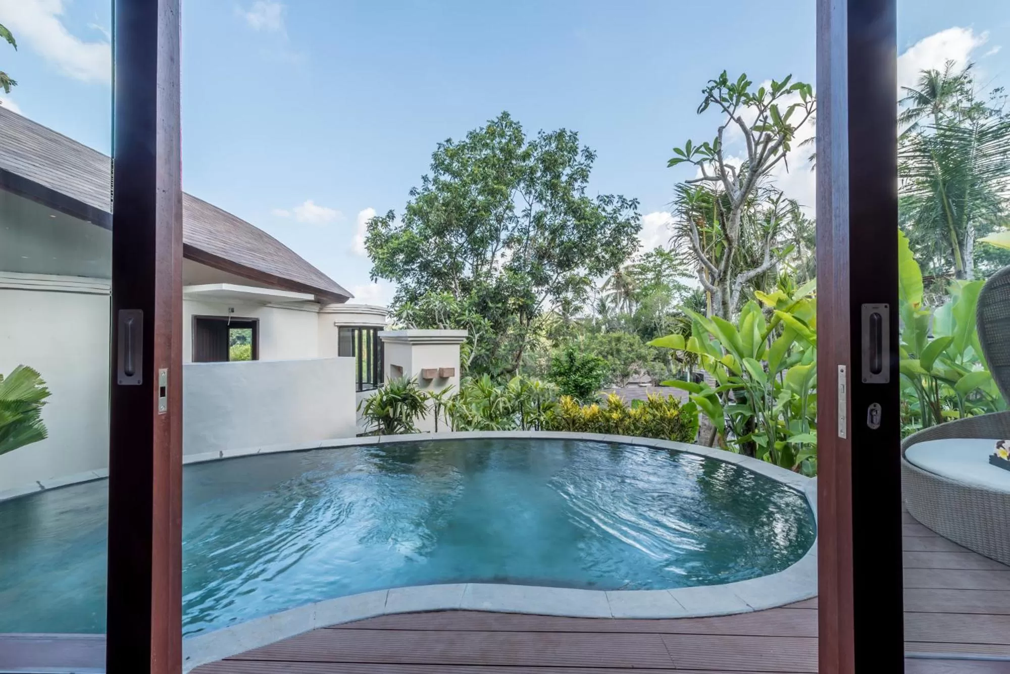 Swimming pool in tanadewa Resort Ubud Bali by Cross Collection