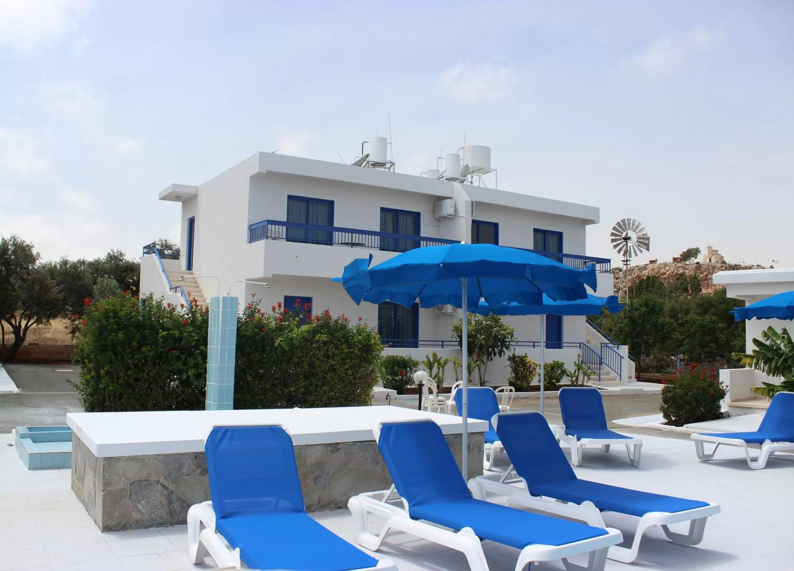 Balcony/Terrace in Flokkas Hotel Apartments