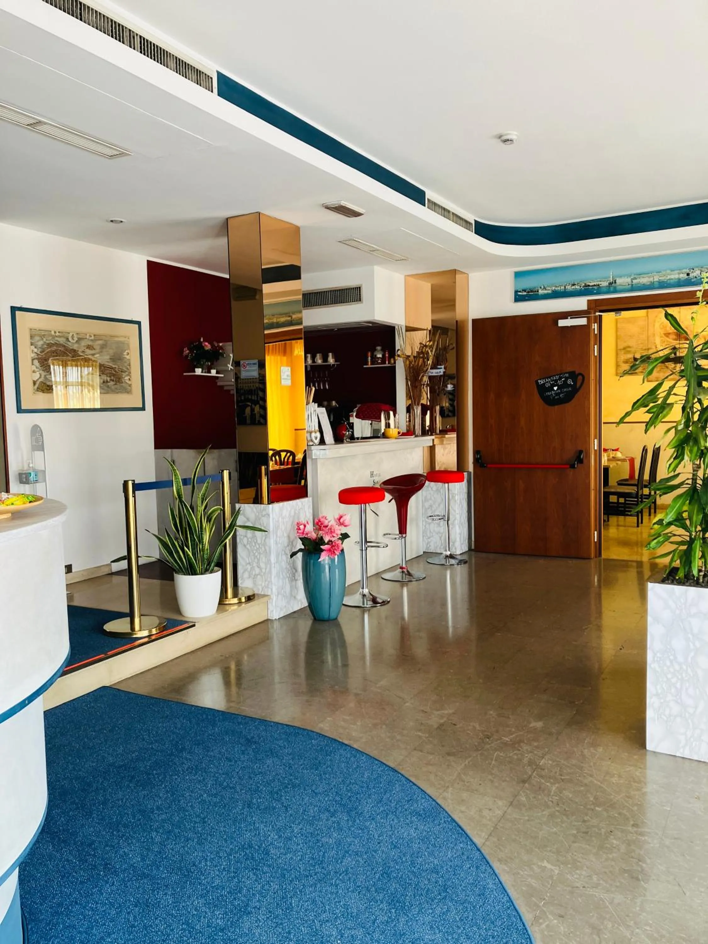 Lobby or reception in Hotel San Carlo