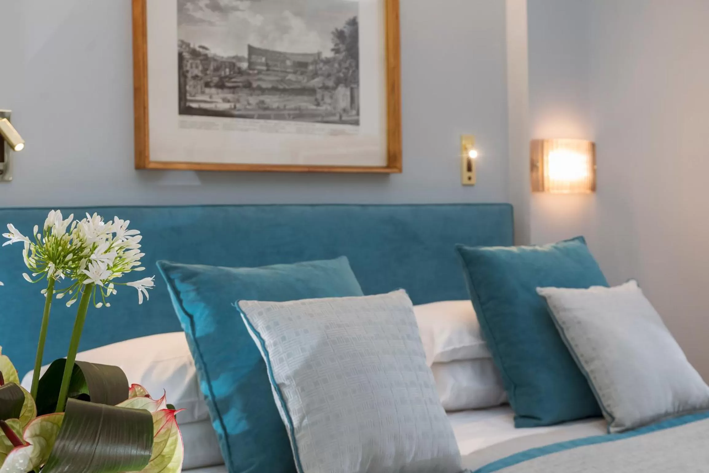 Bed in Bettoja Hotel Mediterraneo