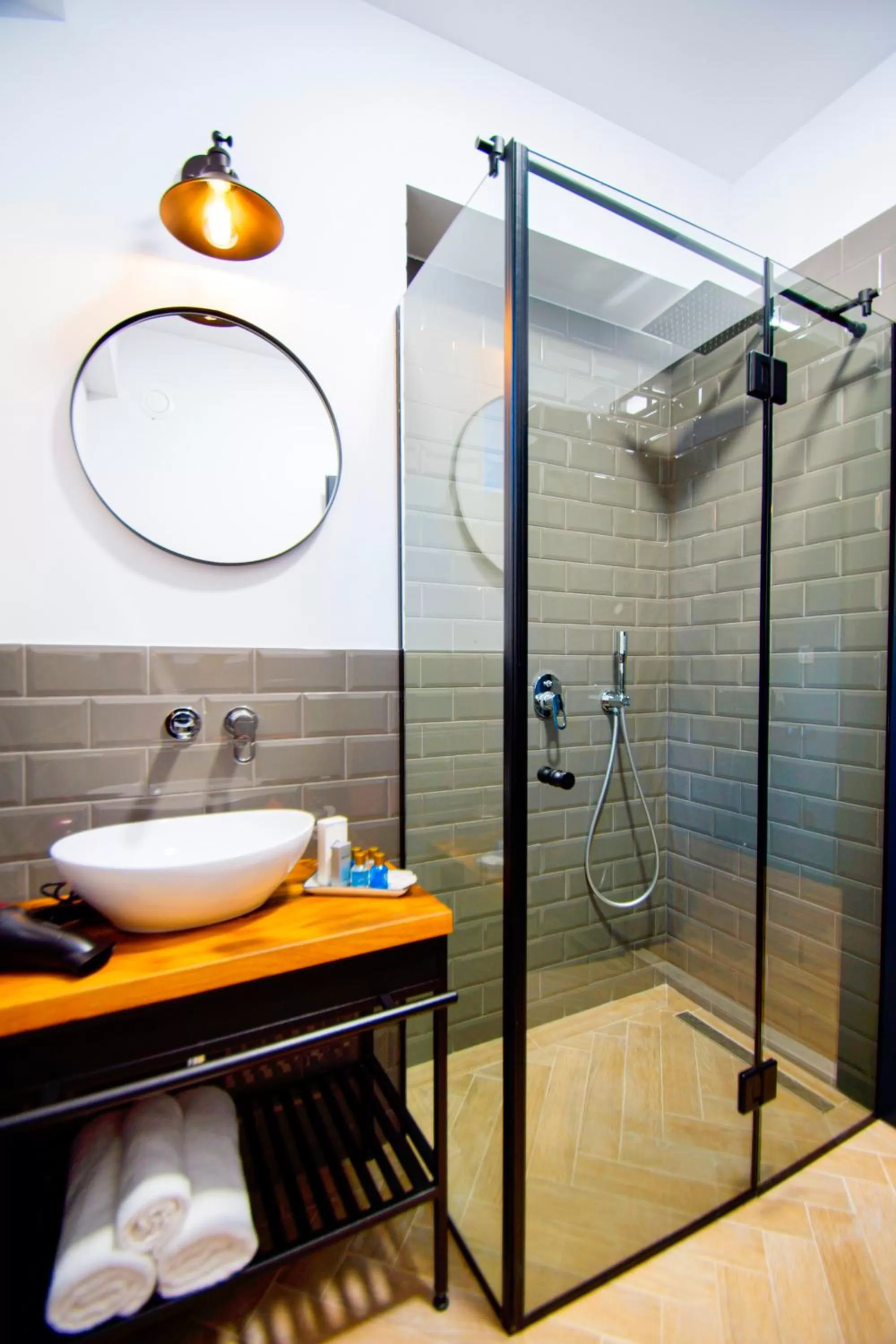 Bathroom in Borjomi Bridge Hotel