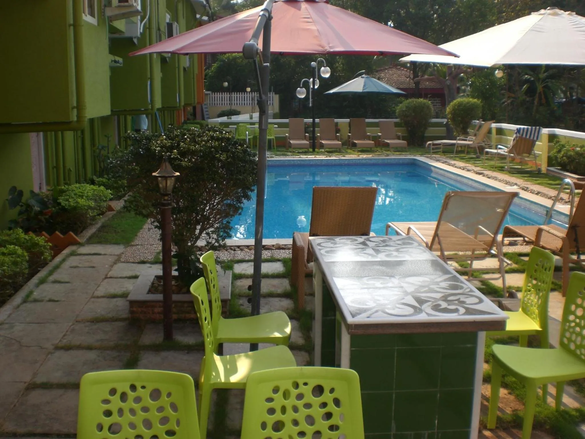 BBQ facilities in A's Holiday Beach Resort