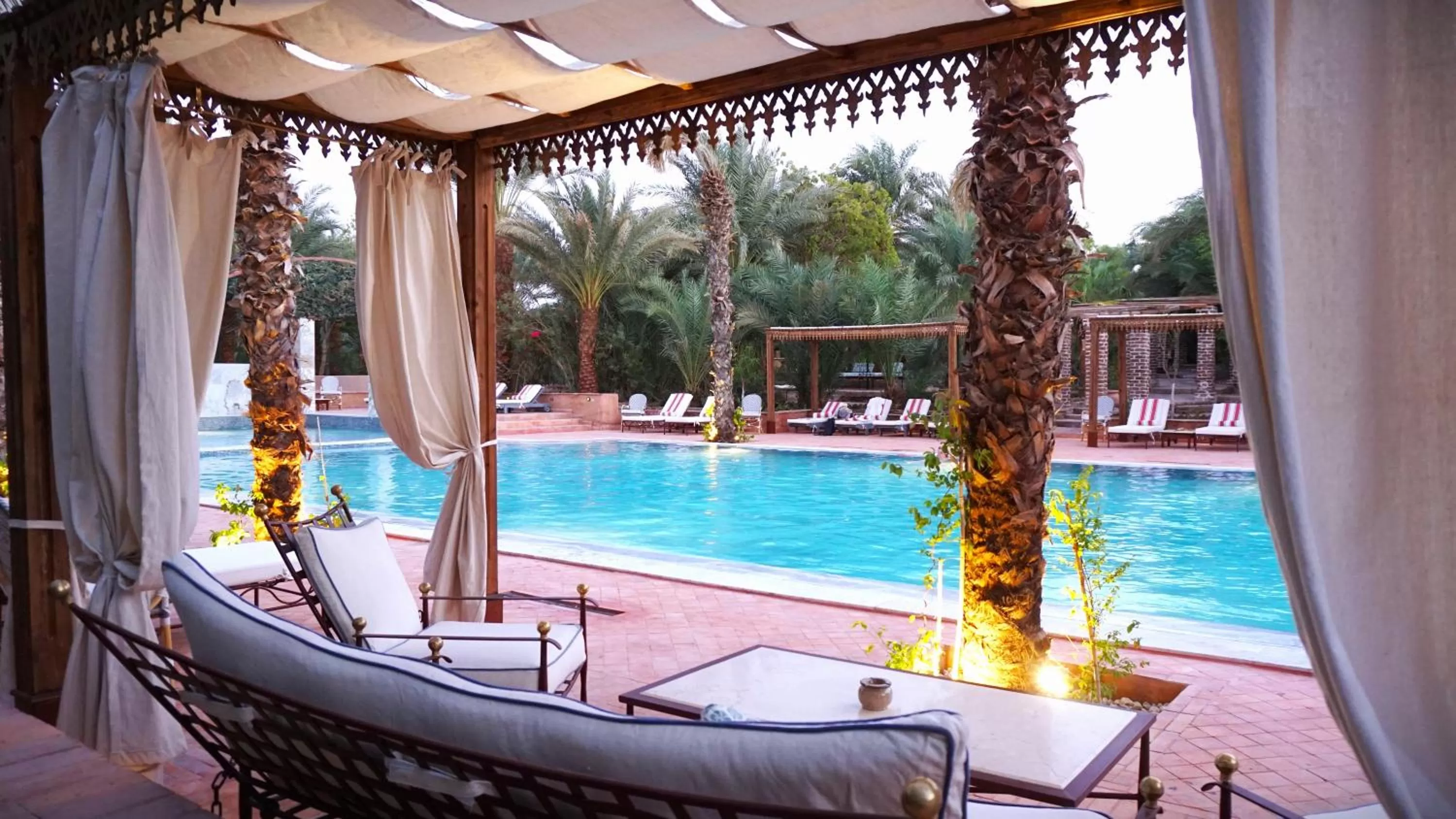 Garden in Al Moudira Hotel