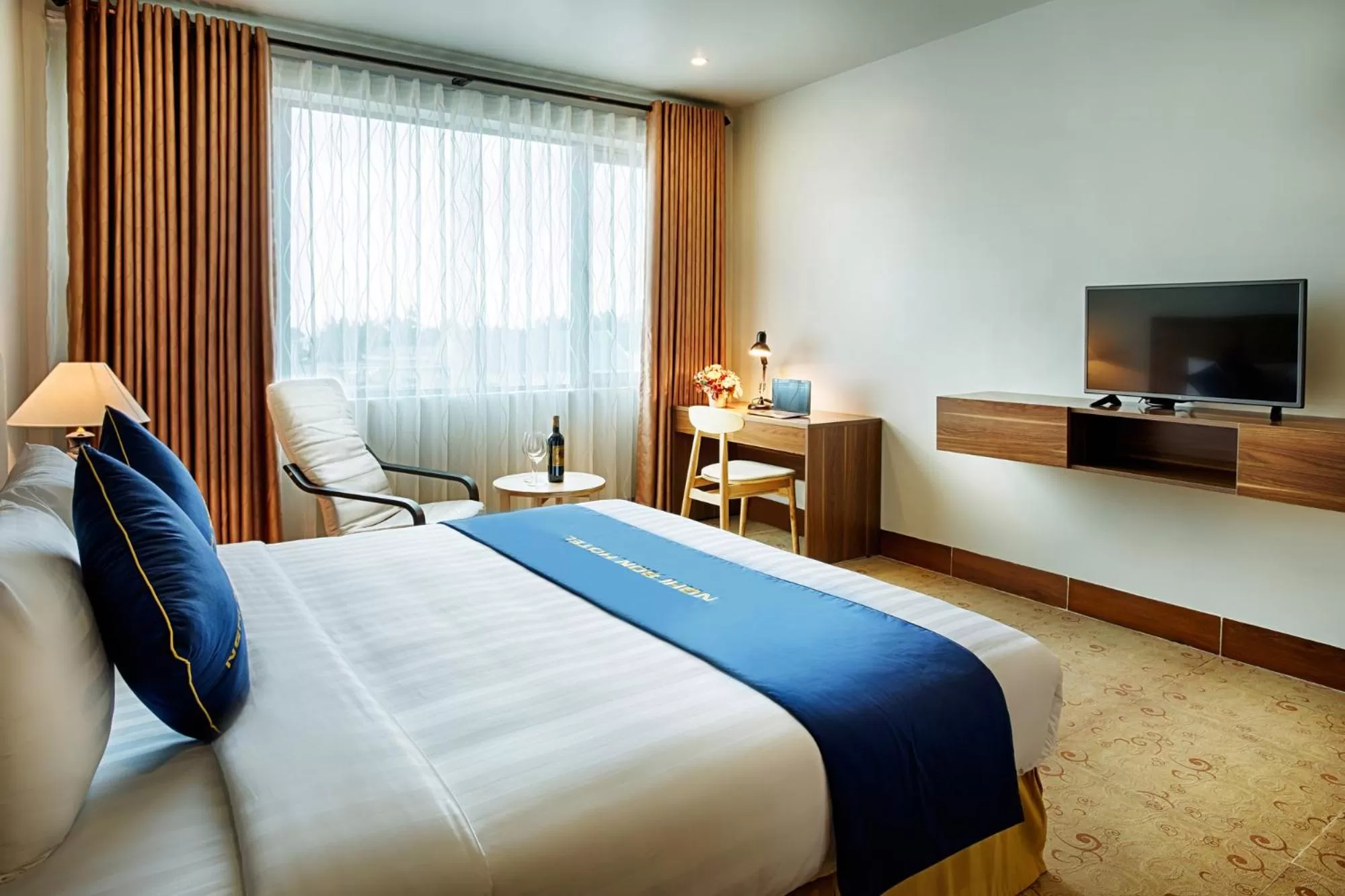 Bed in Nghi Son Hotel