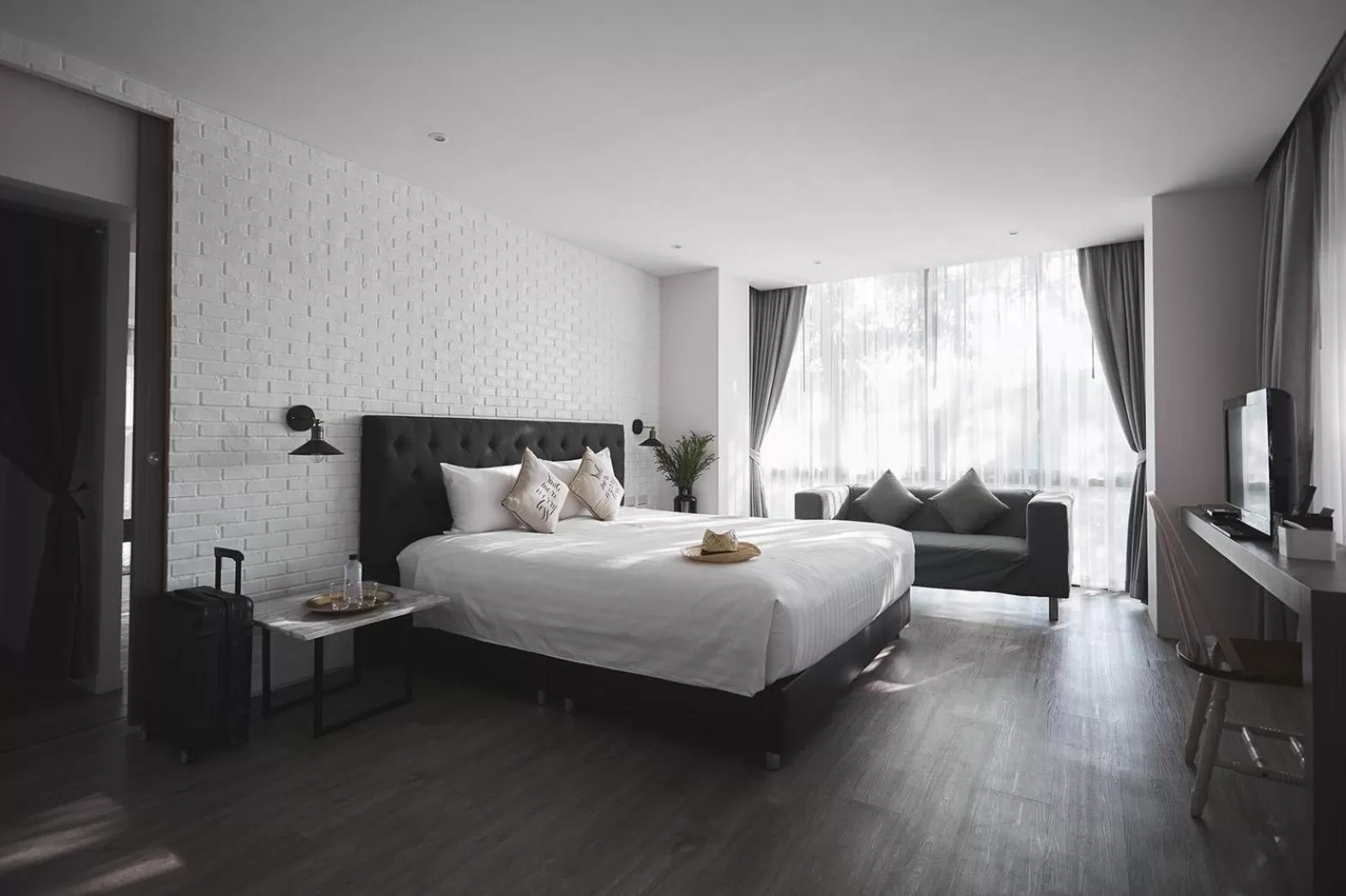 Bed in Siambeach Resort