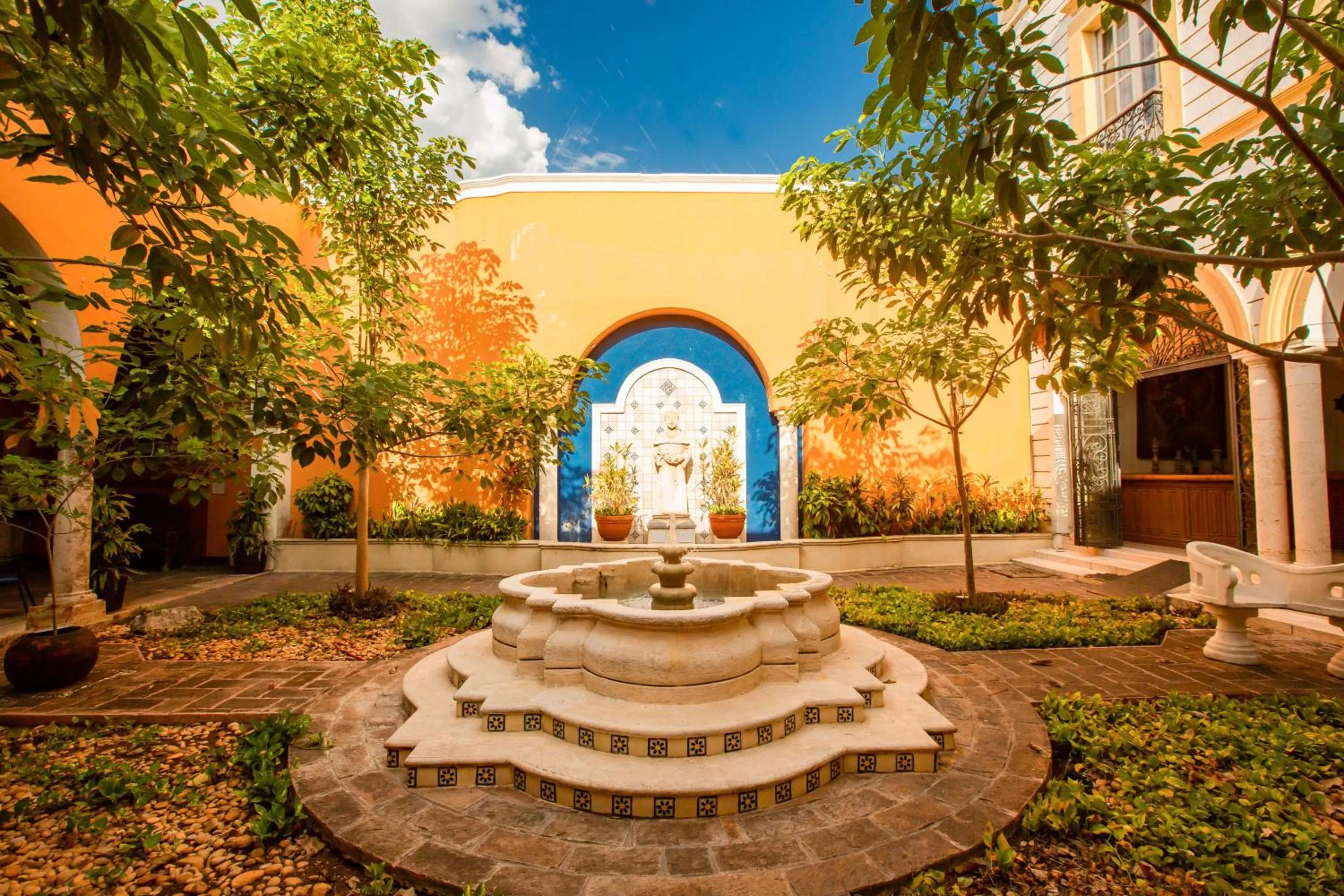 Garden in Hotel Boutique La Mision De Fray Diego