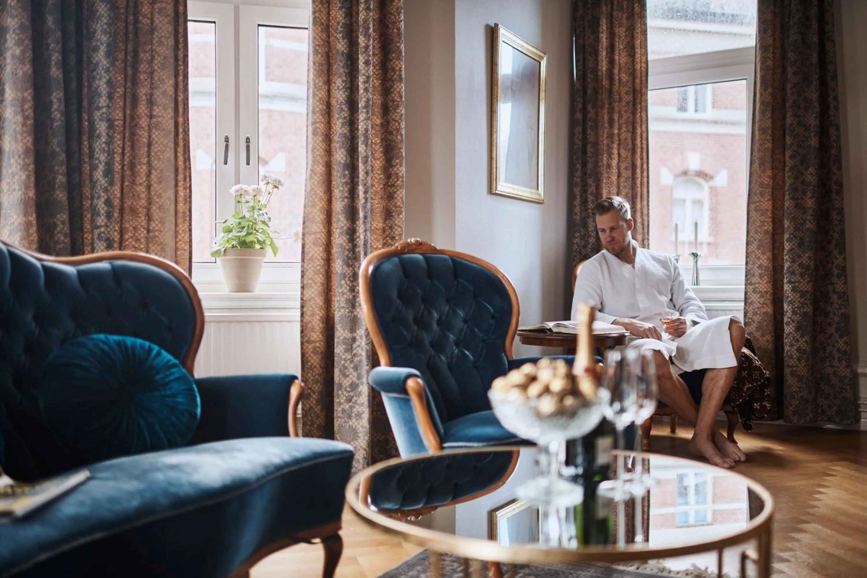 Living room in Hotel Continental Relax & Spa