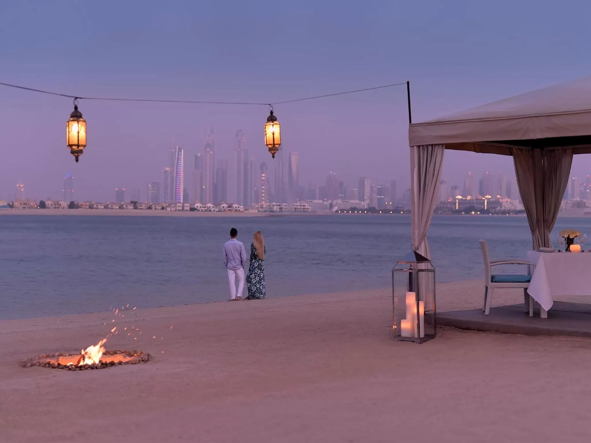 People in Kempinski Hotel Palm Jumeirah