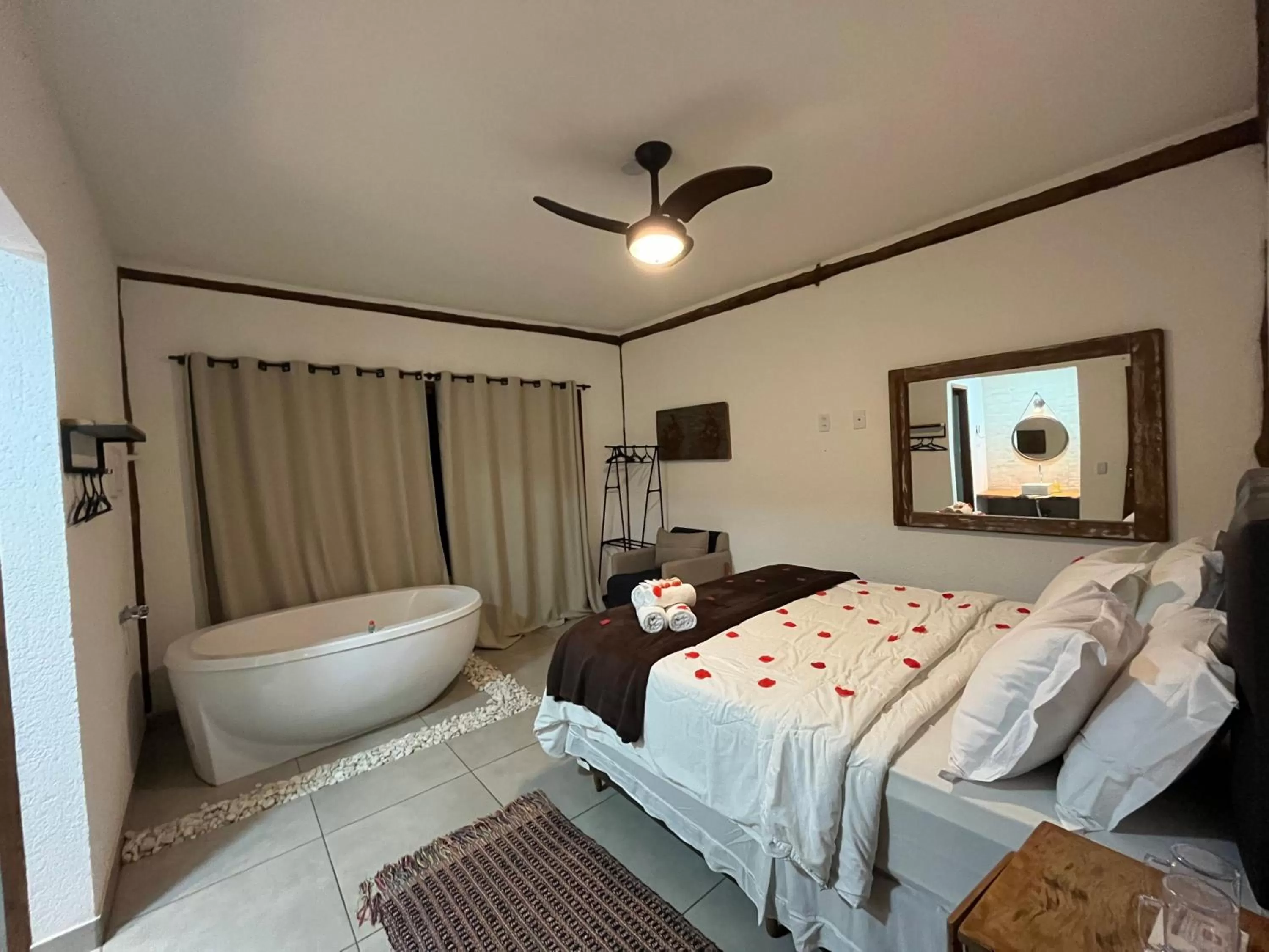 Bed in A Mi Manera Bistro, Pousada e Cervejaria Artesanal!