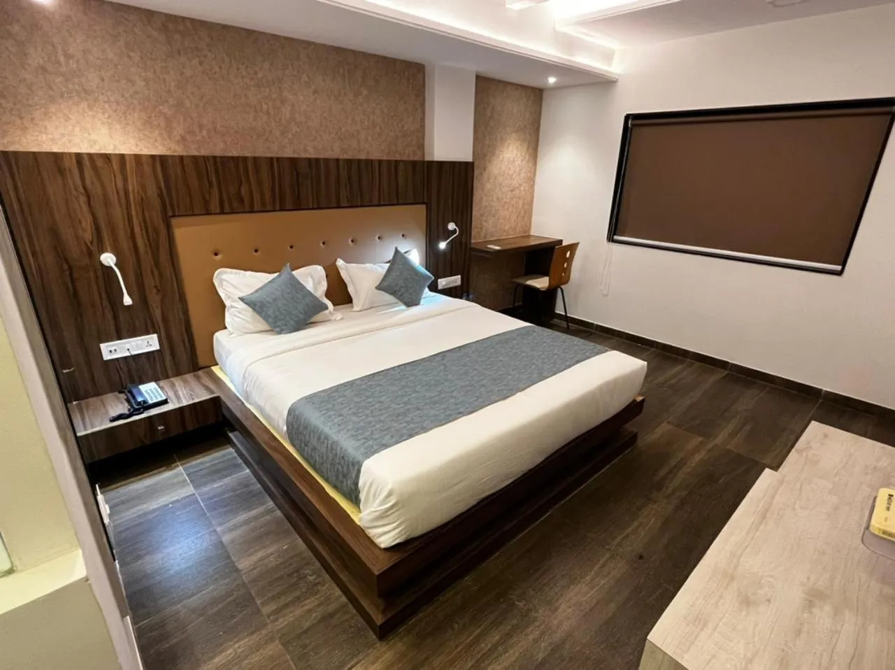 Bedroom in Click Hotel by Suba, Jamnagar