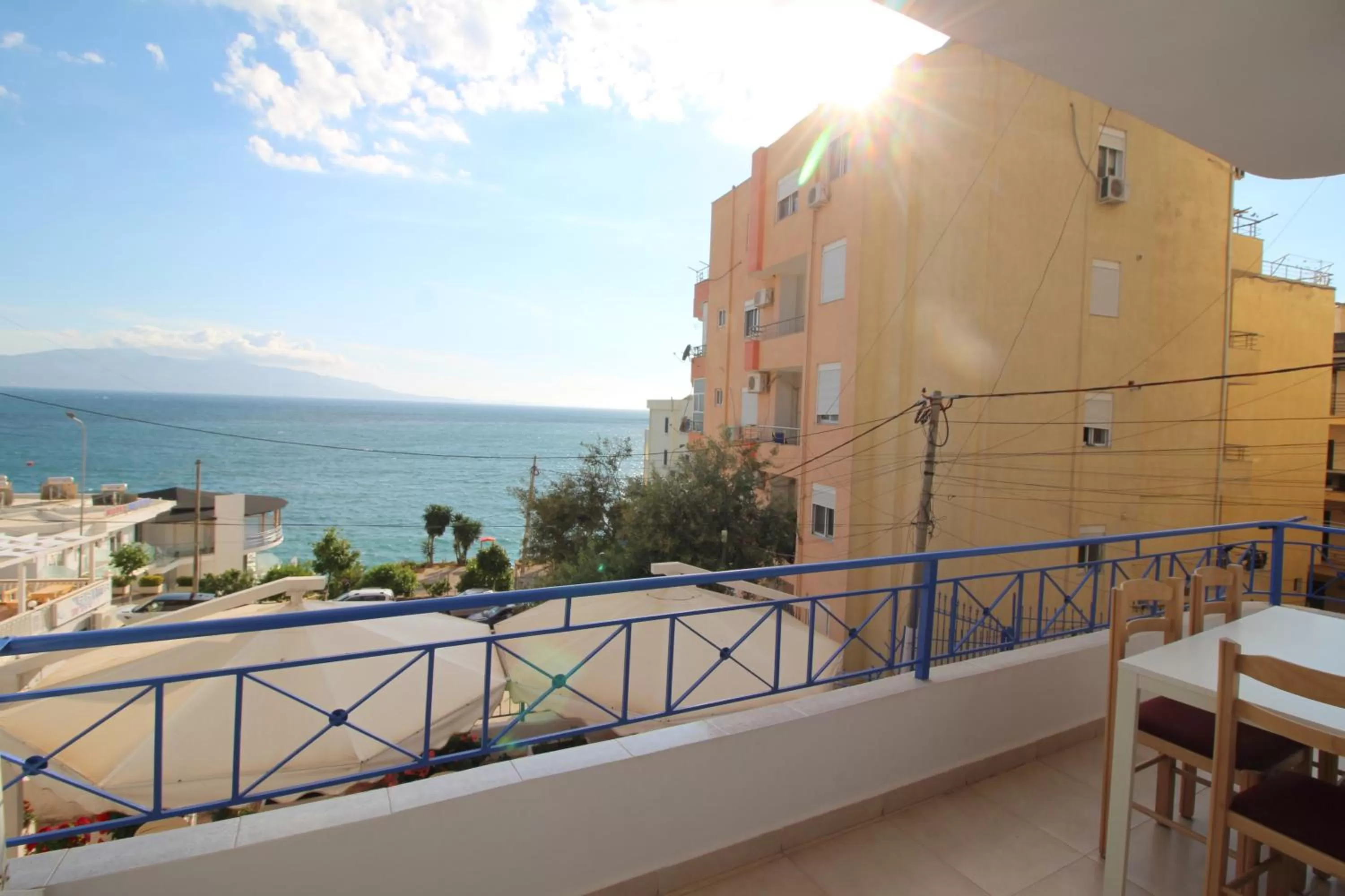 Balcony/Terrace in Murati Suites Sarandë