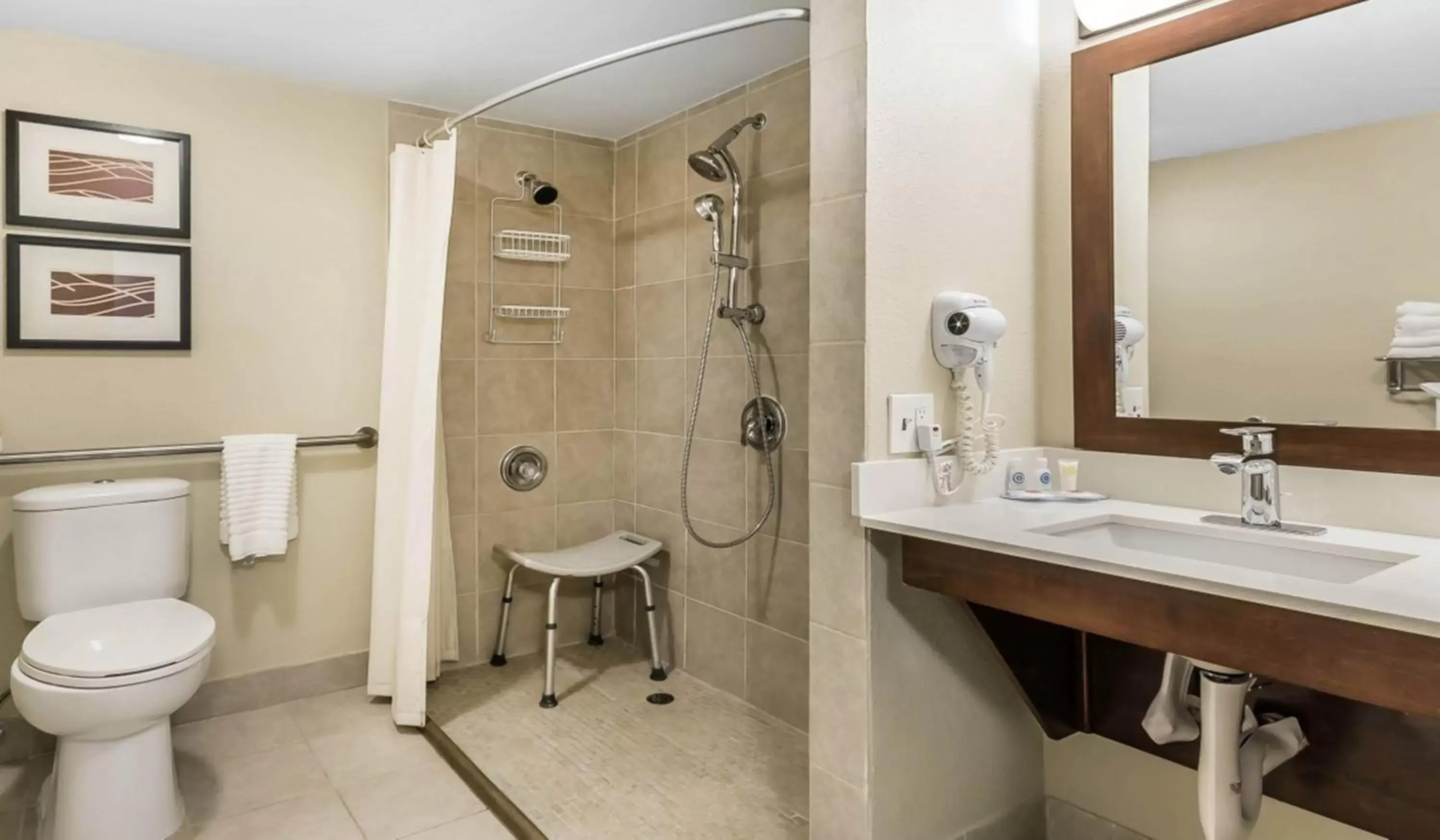 King Room with Roll In Shower - Disability Access/Non-Smoking in Country Inn & Suites by Radisson, St Petersburg - Clearwater, FL King Room with Roll In Shower - Disability Access/Non-Smoking in Country Inn & Suites by Radisson, St Petersburg - Clearwater, FL
