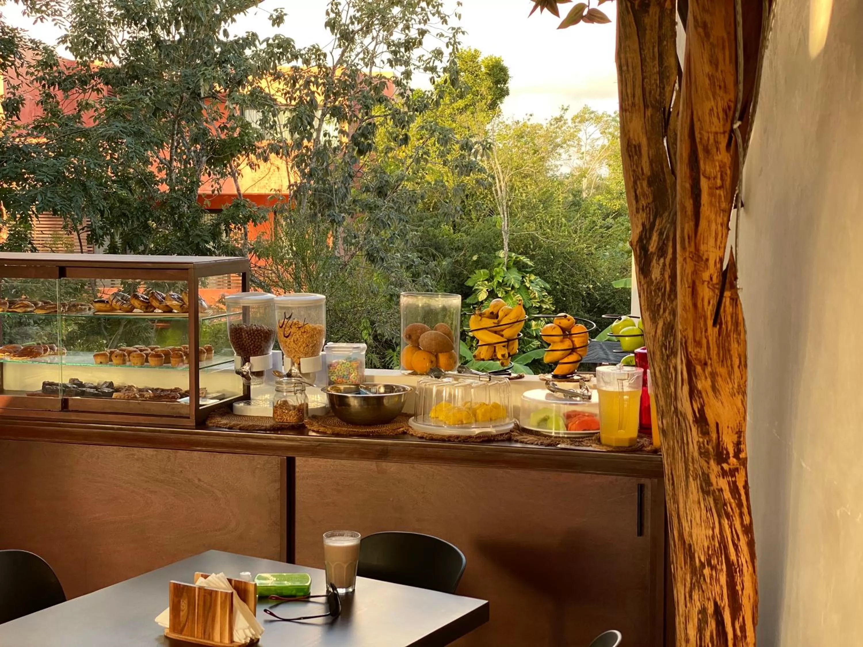 Food and drinks in Panacea Condo Tulum