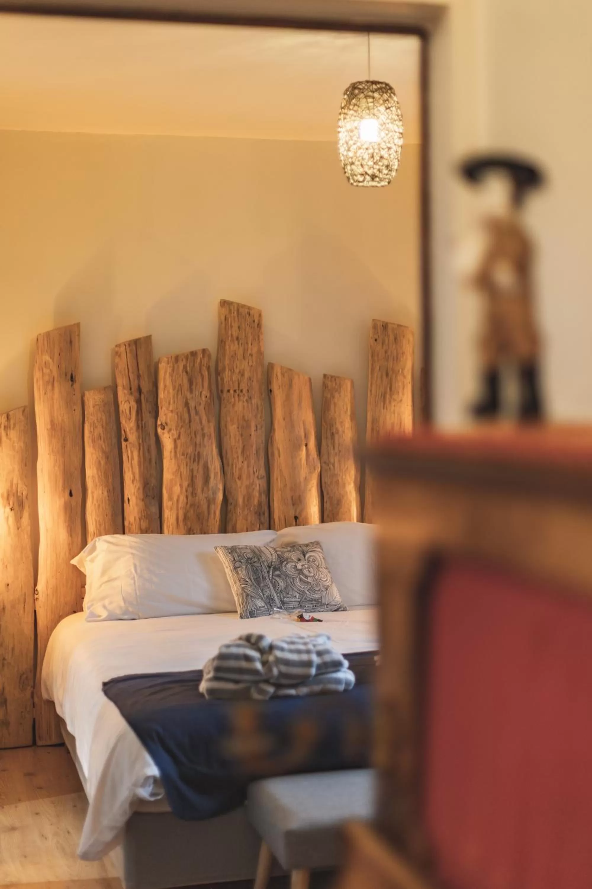 Bed in Chalet Ouréa