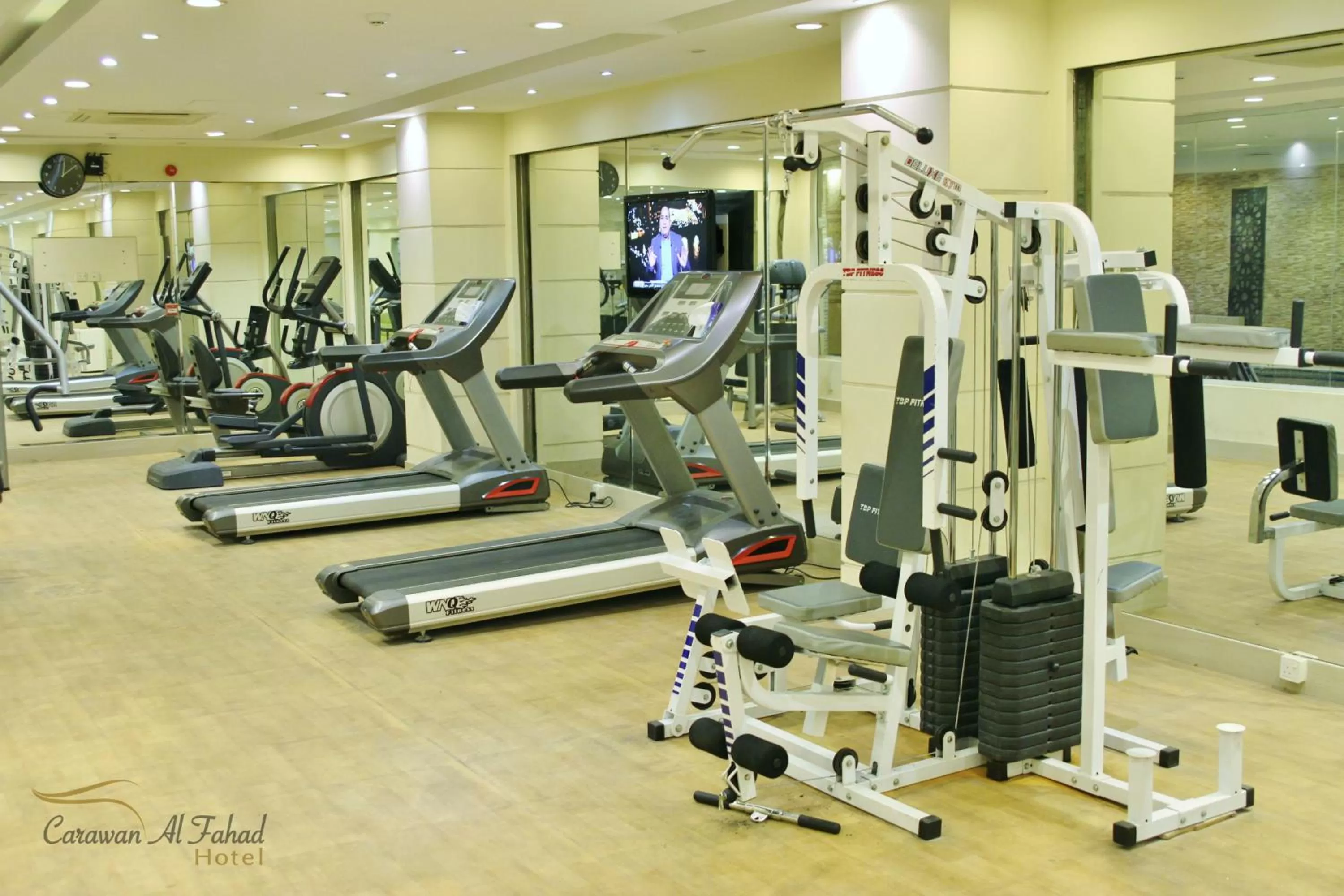 Fitness centre/facilities in Carawan Al Fahad Hotel