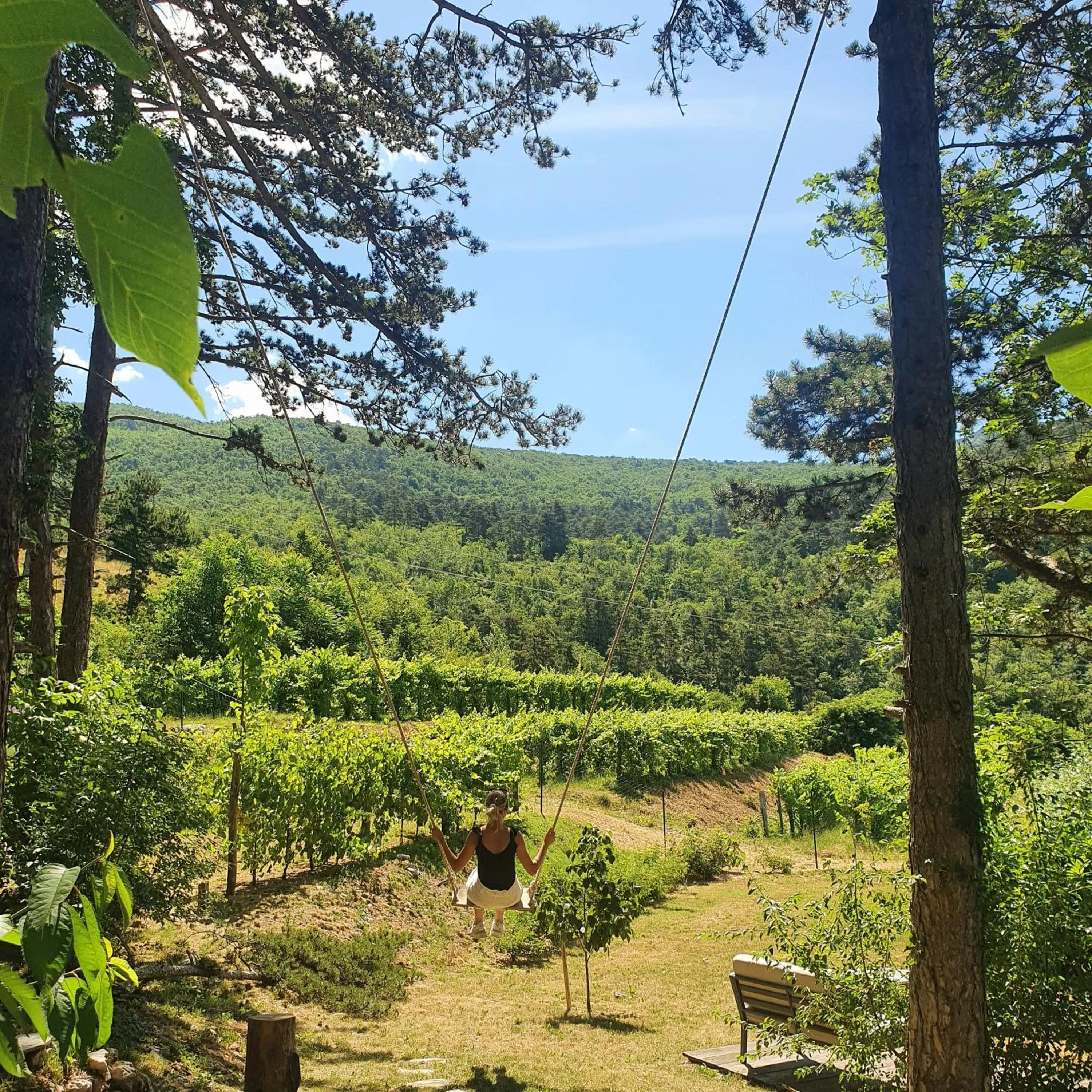 Summer, Garden in Theodosius Forest Village - Glamping in Vipava valley