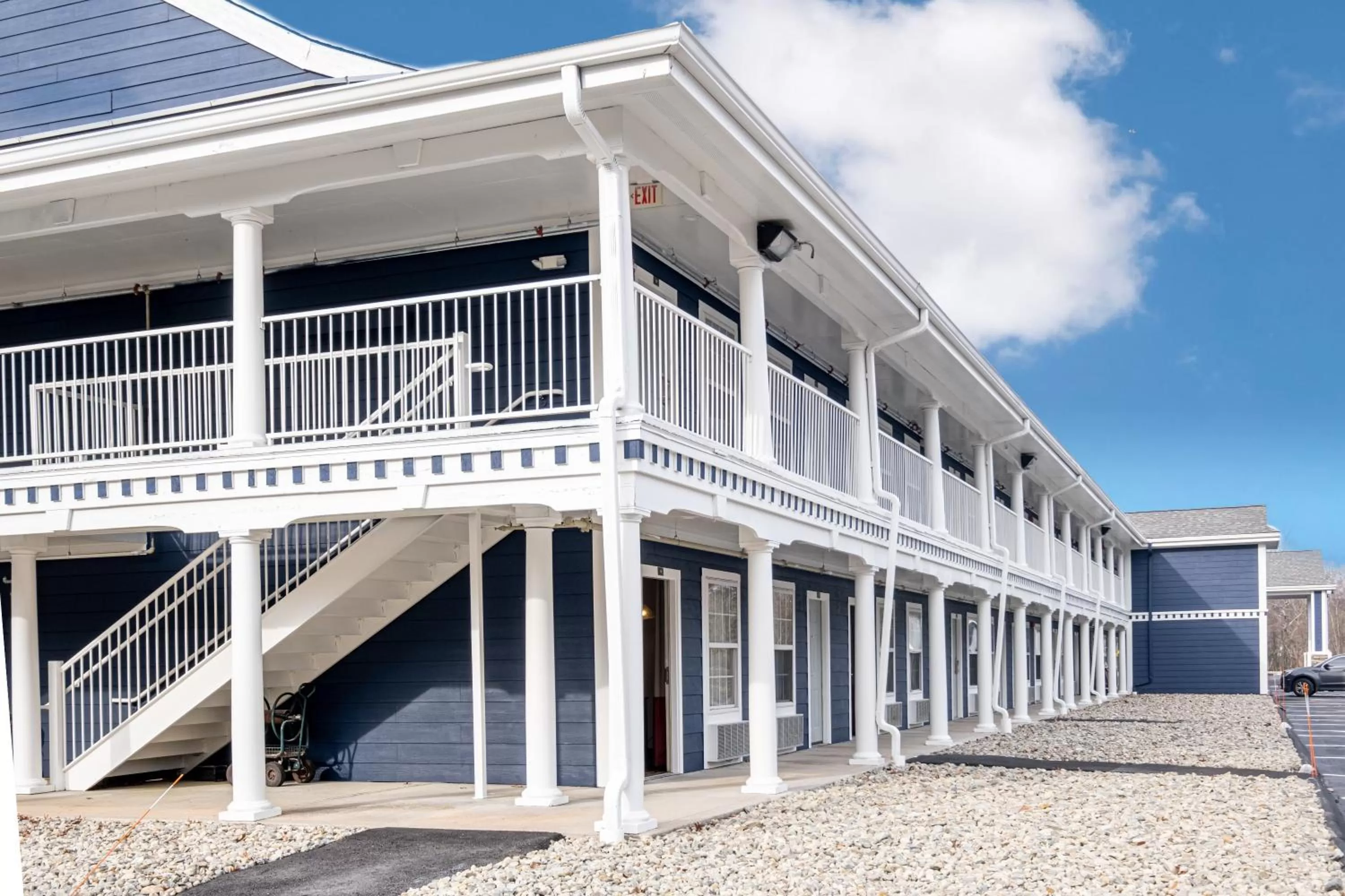 Property building in Hilltop Inn & Suites, near Foxwoods Casino