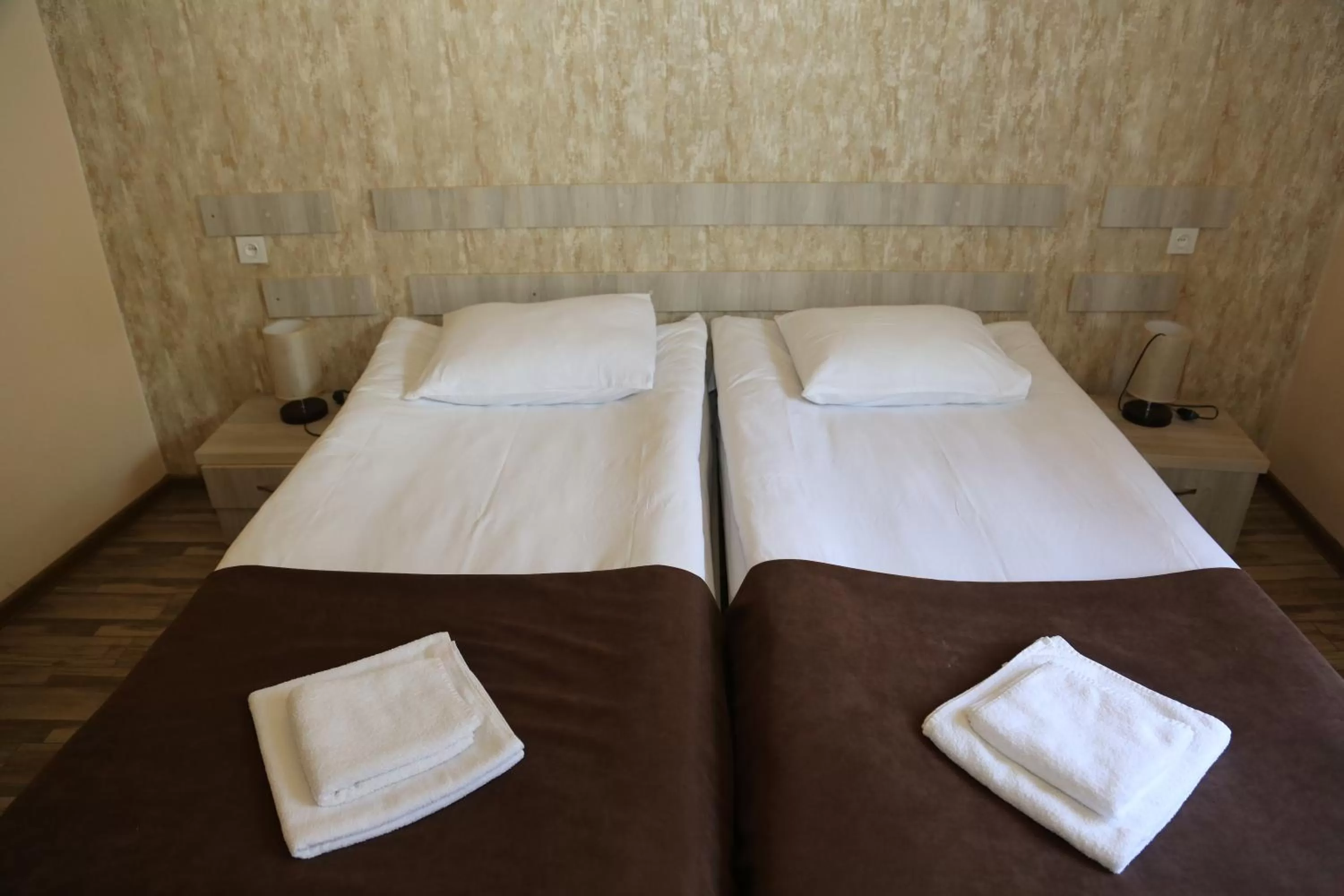 Bed in Hotel Svanseti