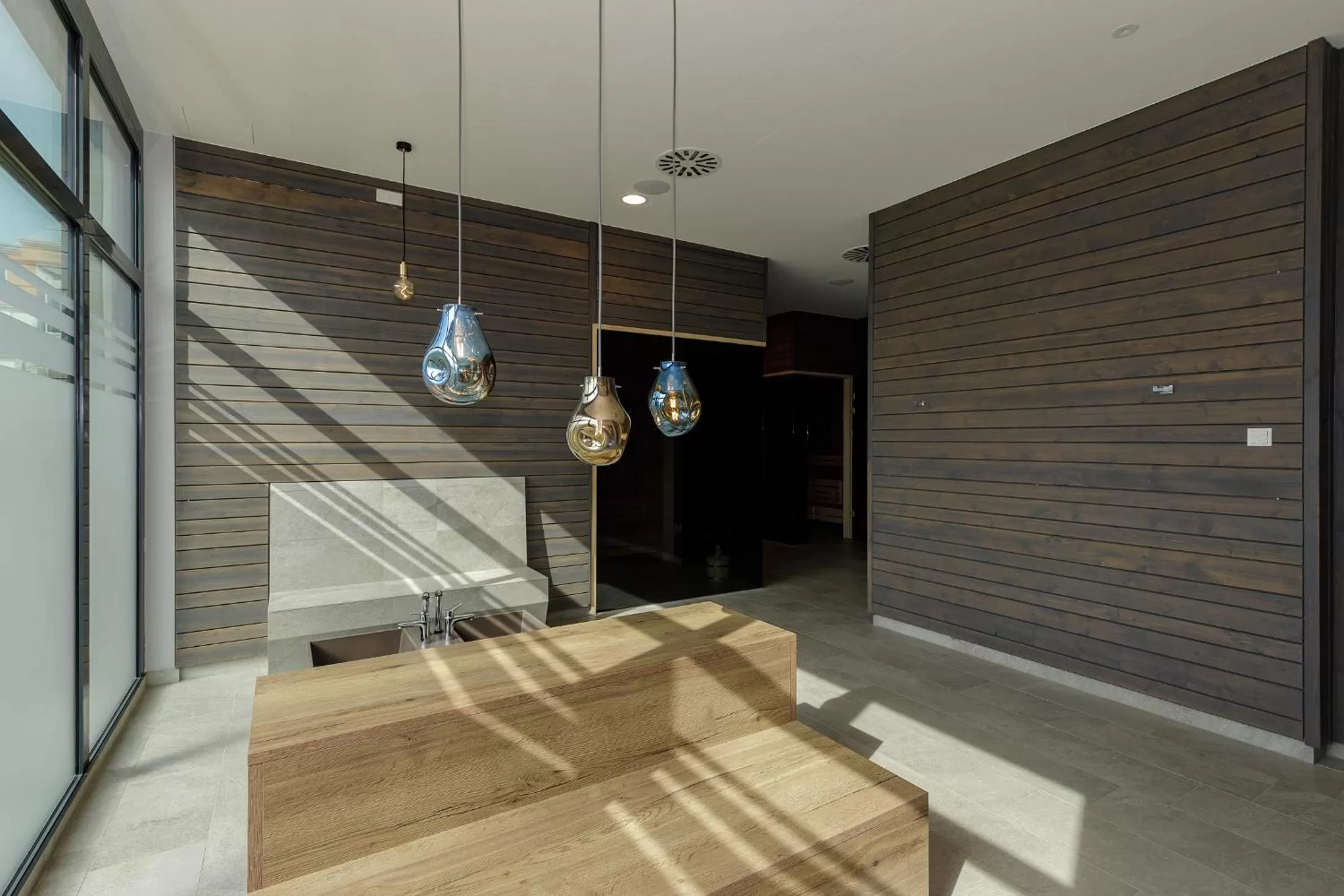 Sauna in Aparthotel Waterkant Suites - Fewos am Meer mit SPA