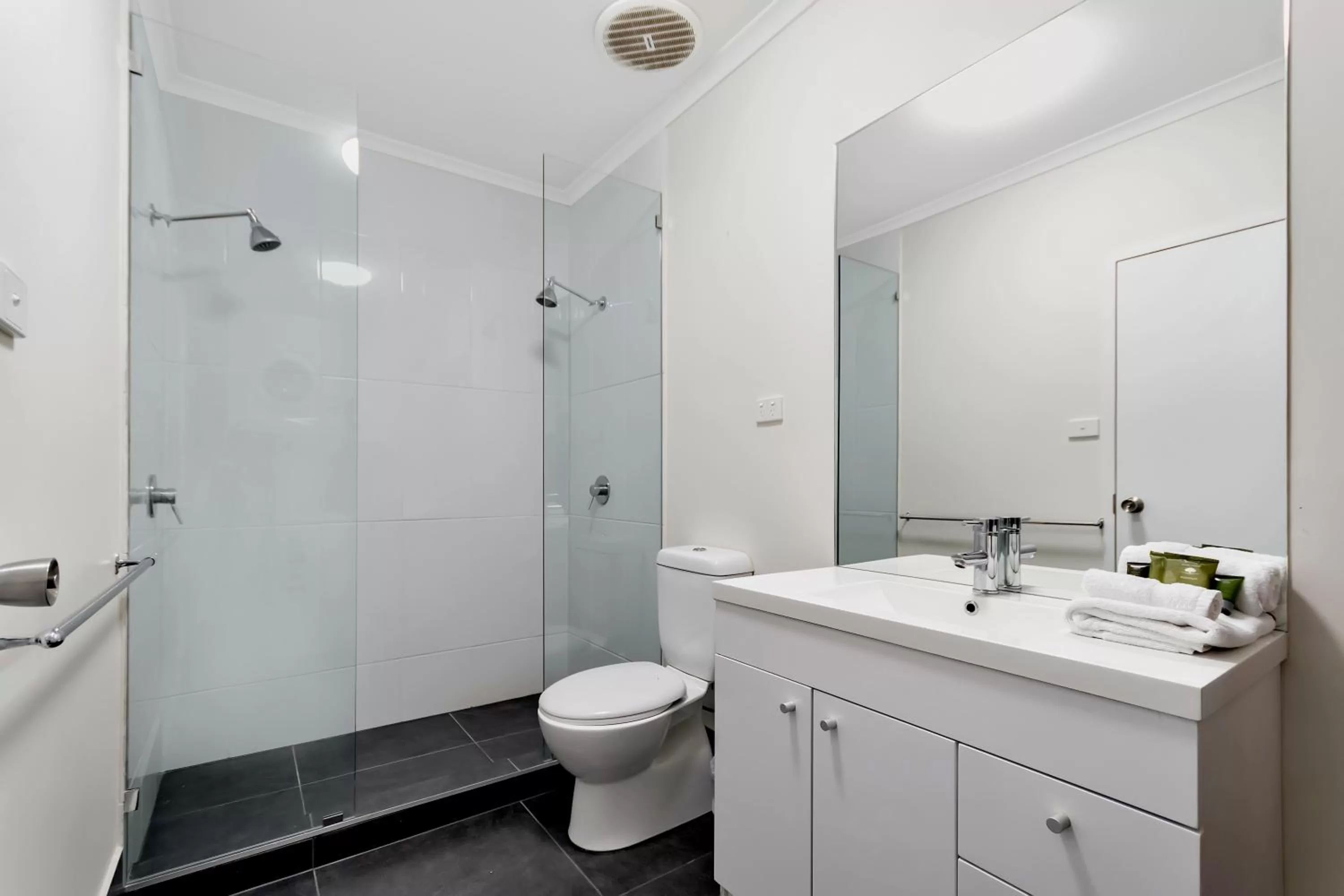 Bathroom in TiTree Village Holiday Apartments