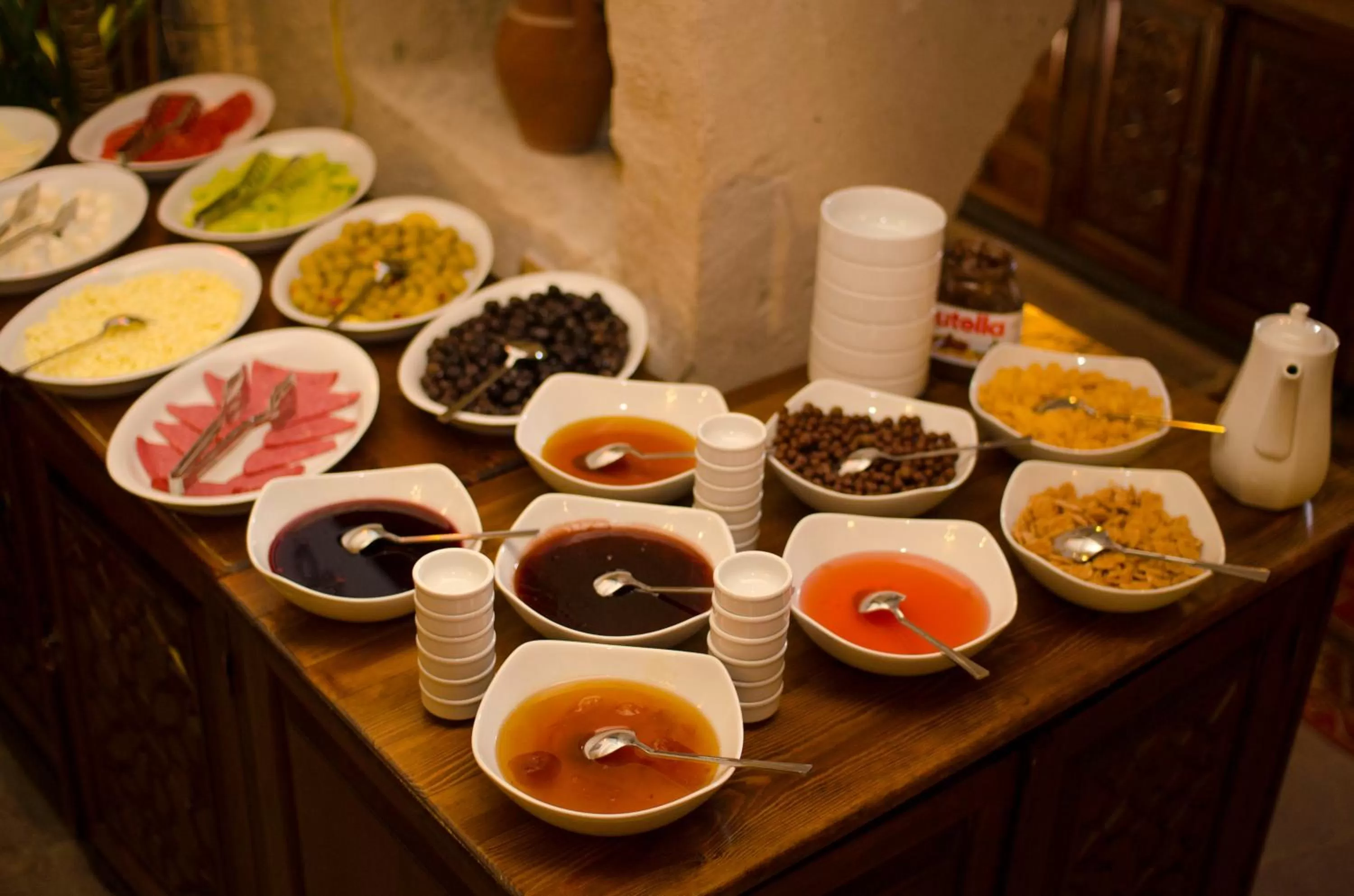 Buffet breakfast in Tulip Cave Suites