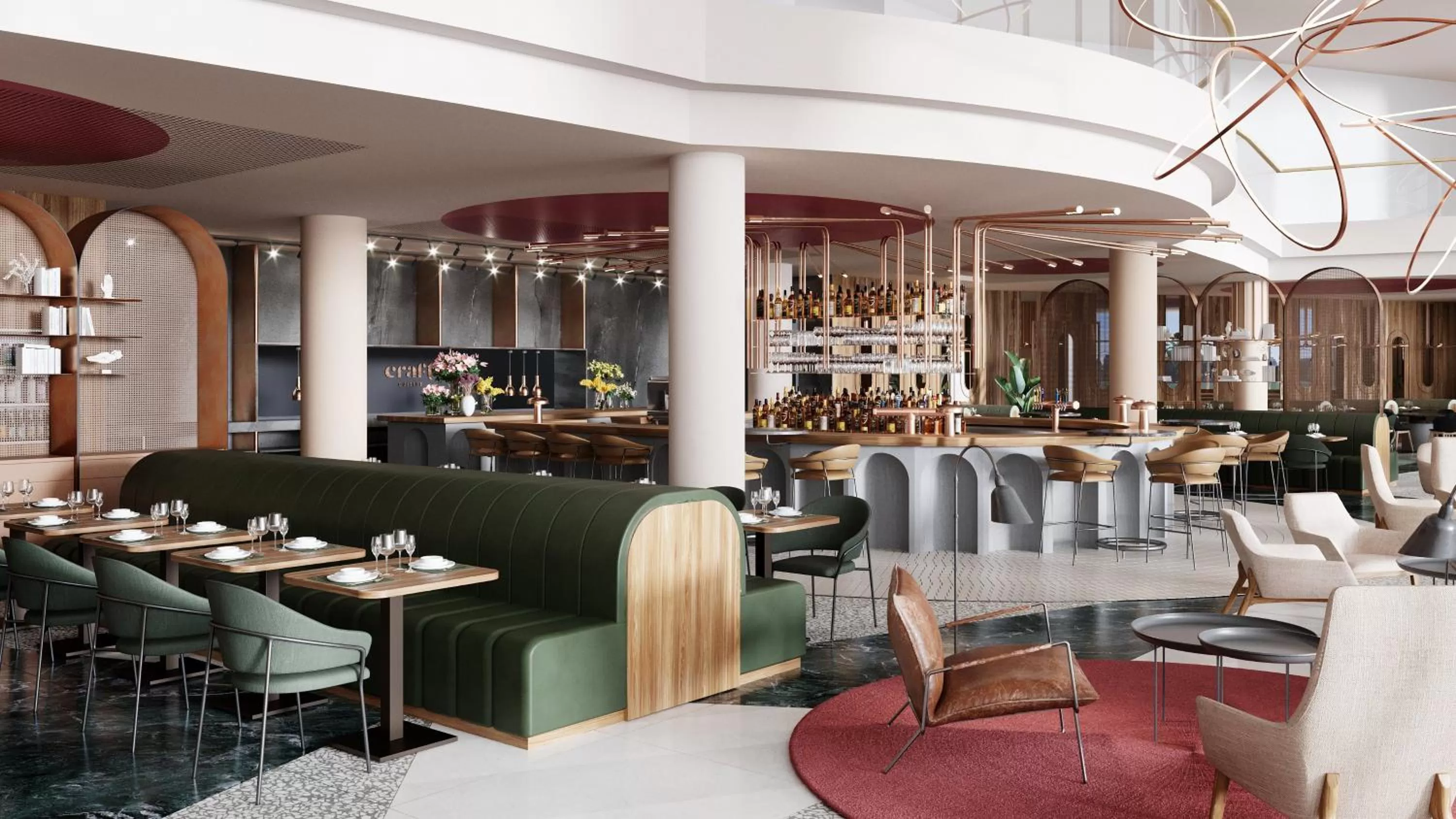 Restaurant/places to eat in Crowne Plaza Brussels Airport by IHG