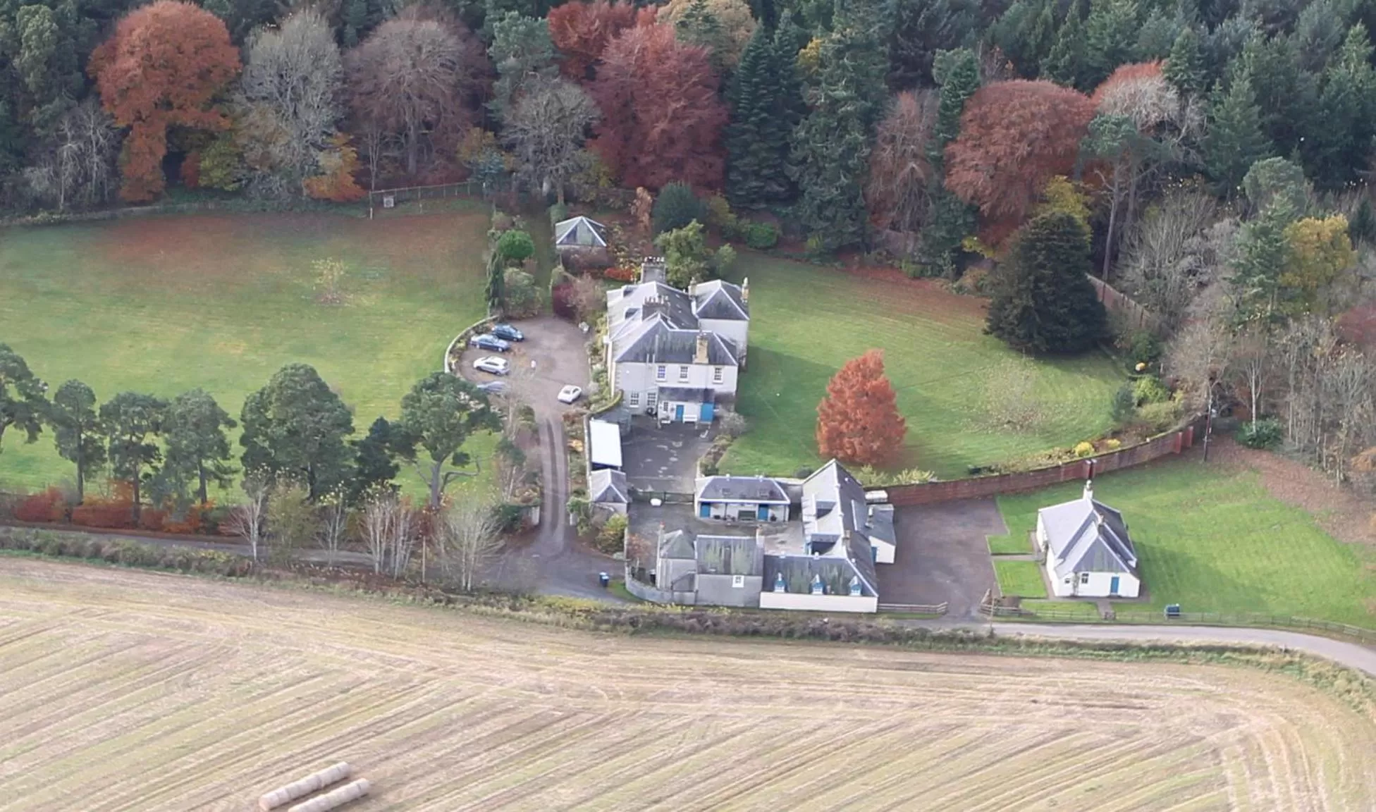 Bird's eye view in Kirklands House