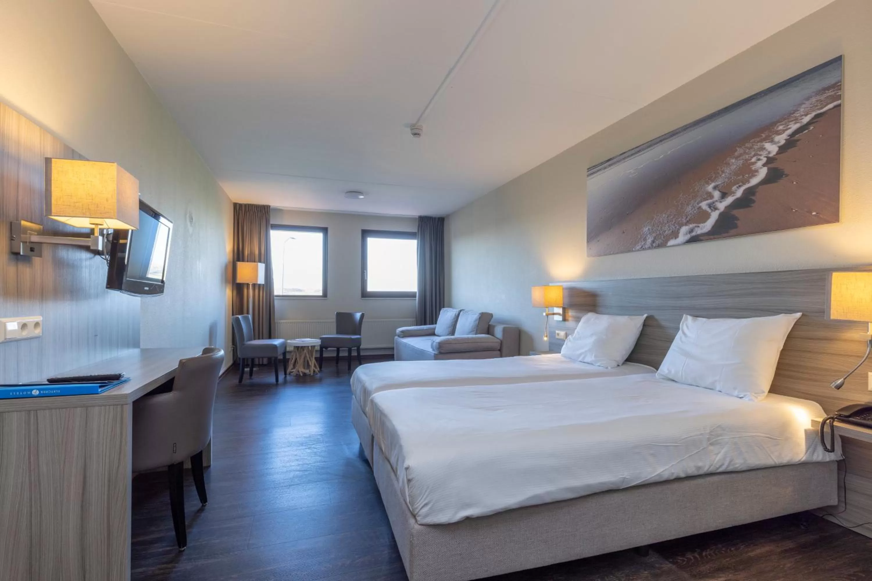 Bedroom, Bed in Fletcher Badhotel Callantsoog