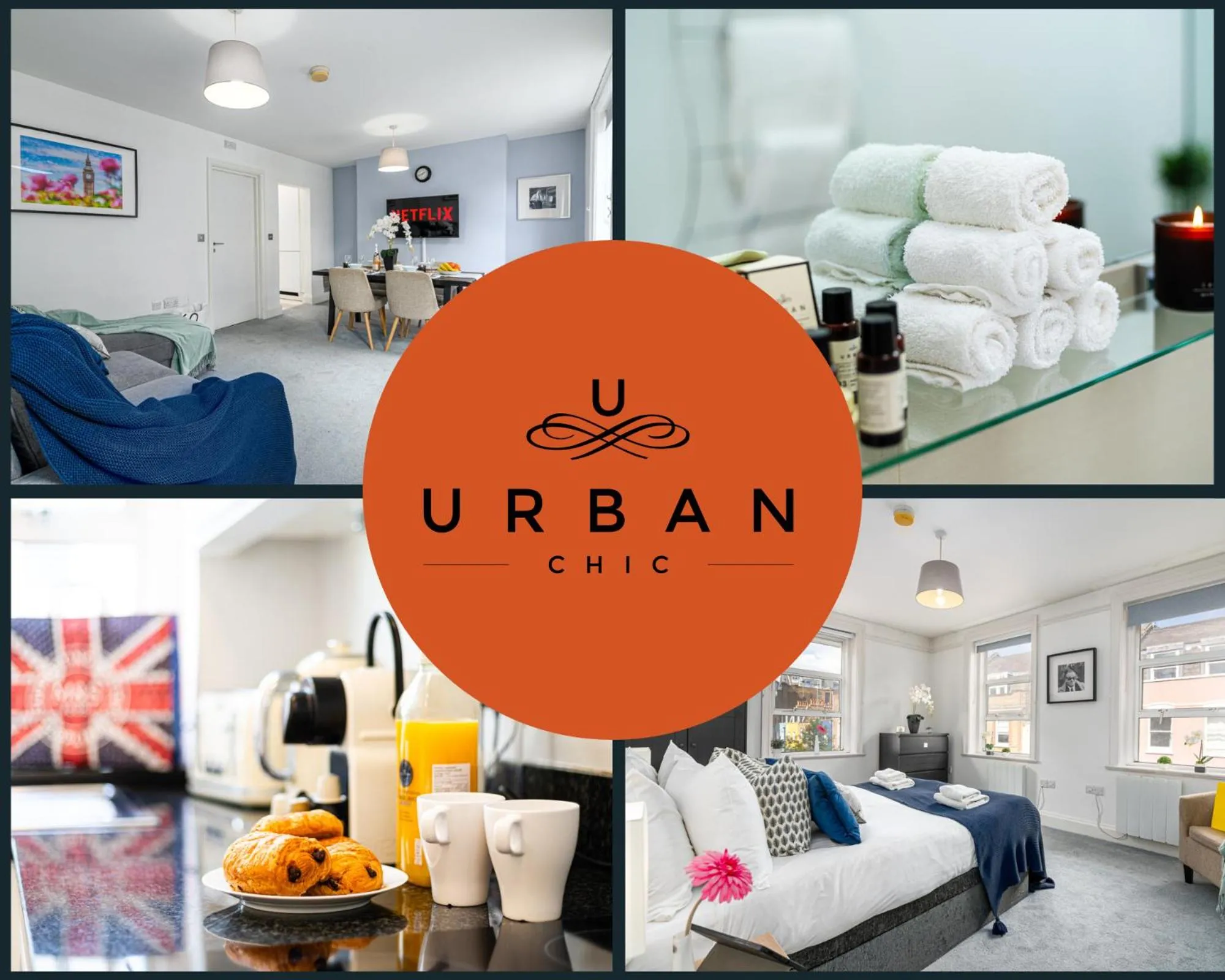 Property logo or sign, Bed in Bond Street Serviced Apartment