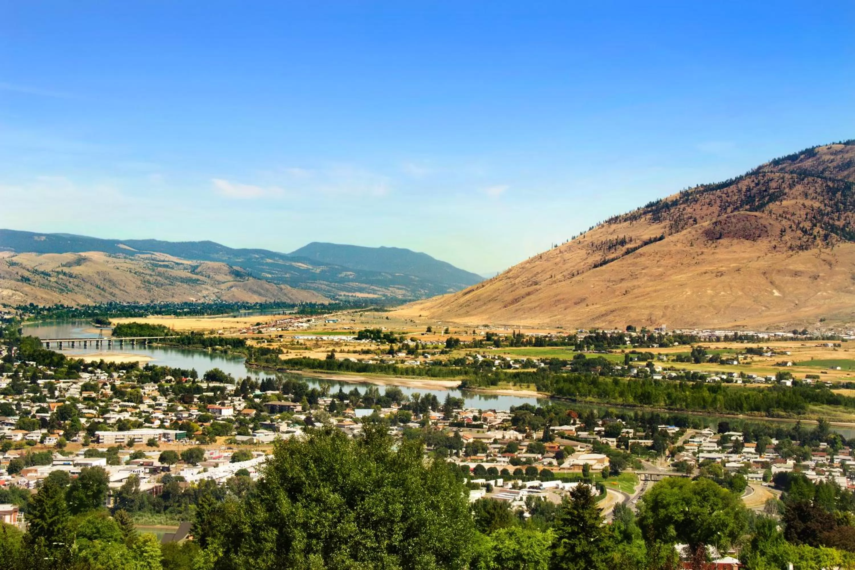 Bird's eye view in Knights Inn Kamloops