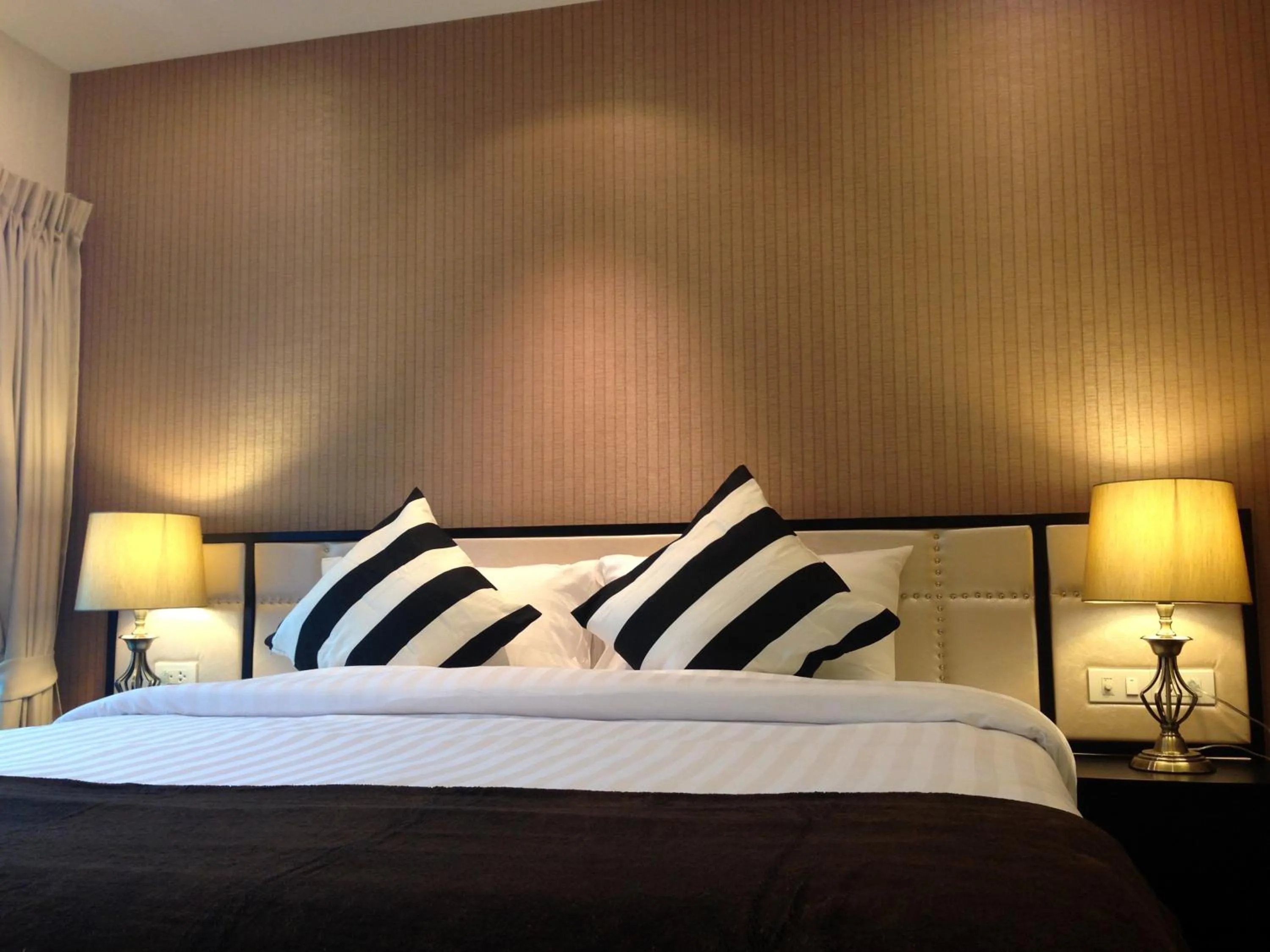 Decorative detail, Bed in The Title KR Beach Condotel Rawai Beach