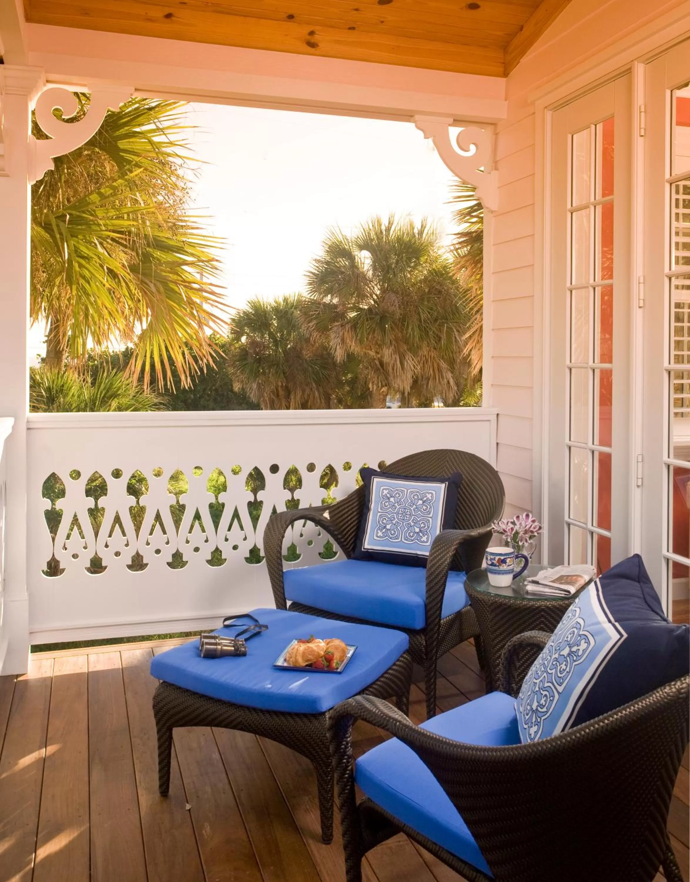 Balcony/Terrace in Port d'Hiver Bed and Breakfast