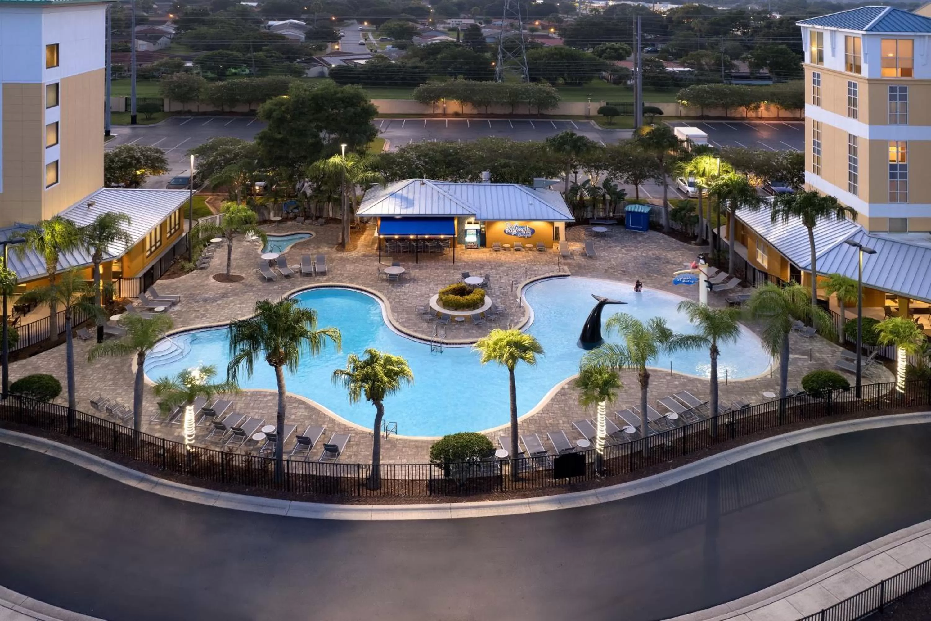 Swimming pool in Fairfield Inn Suites by Marriott Orlando At SeaWorld