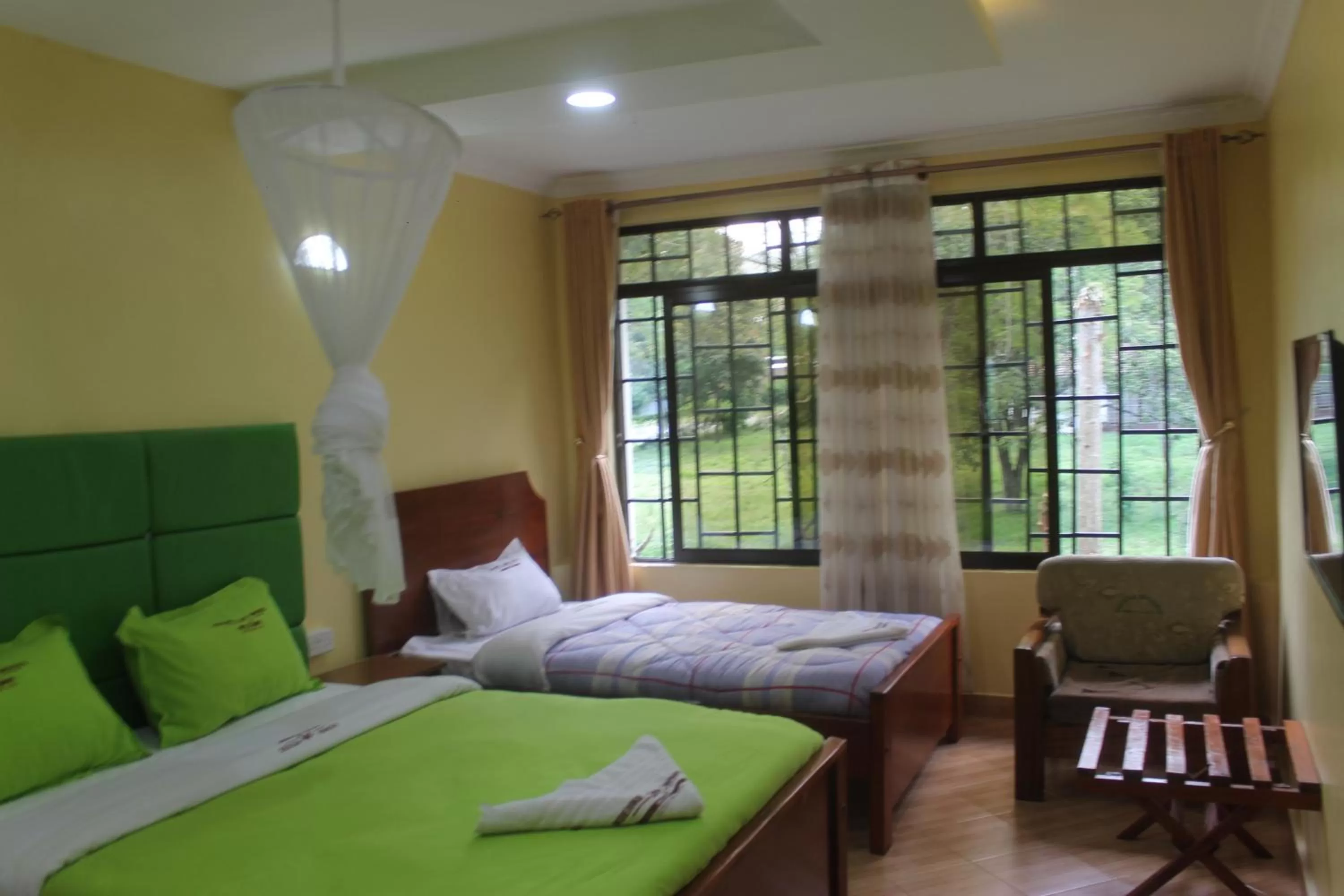 Bed in Vienna Woods Hotel Nakuru