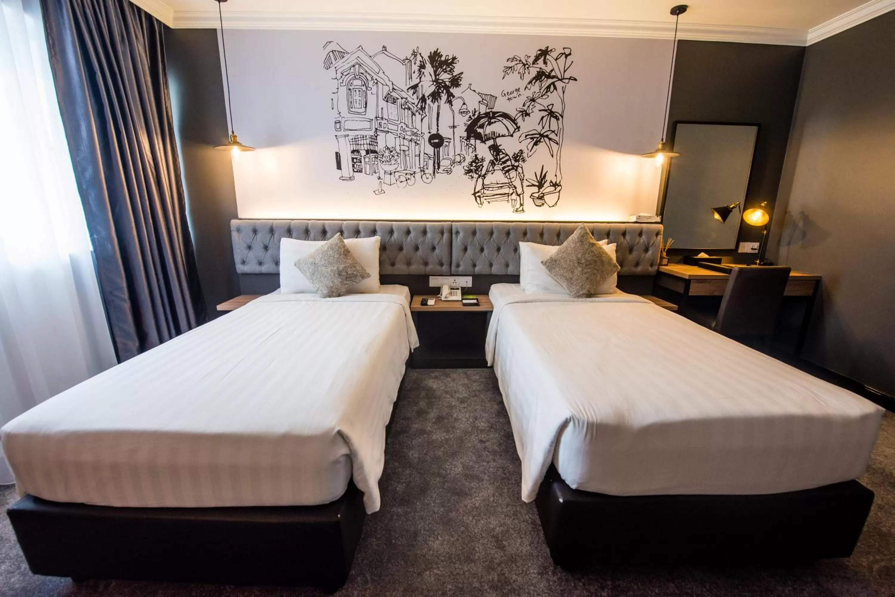 Bed in Merchant Hotel