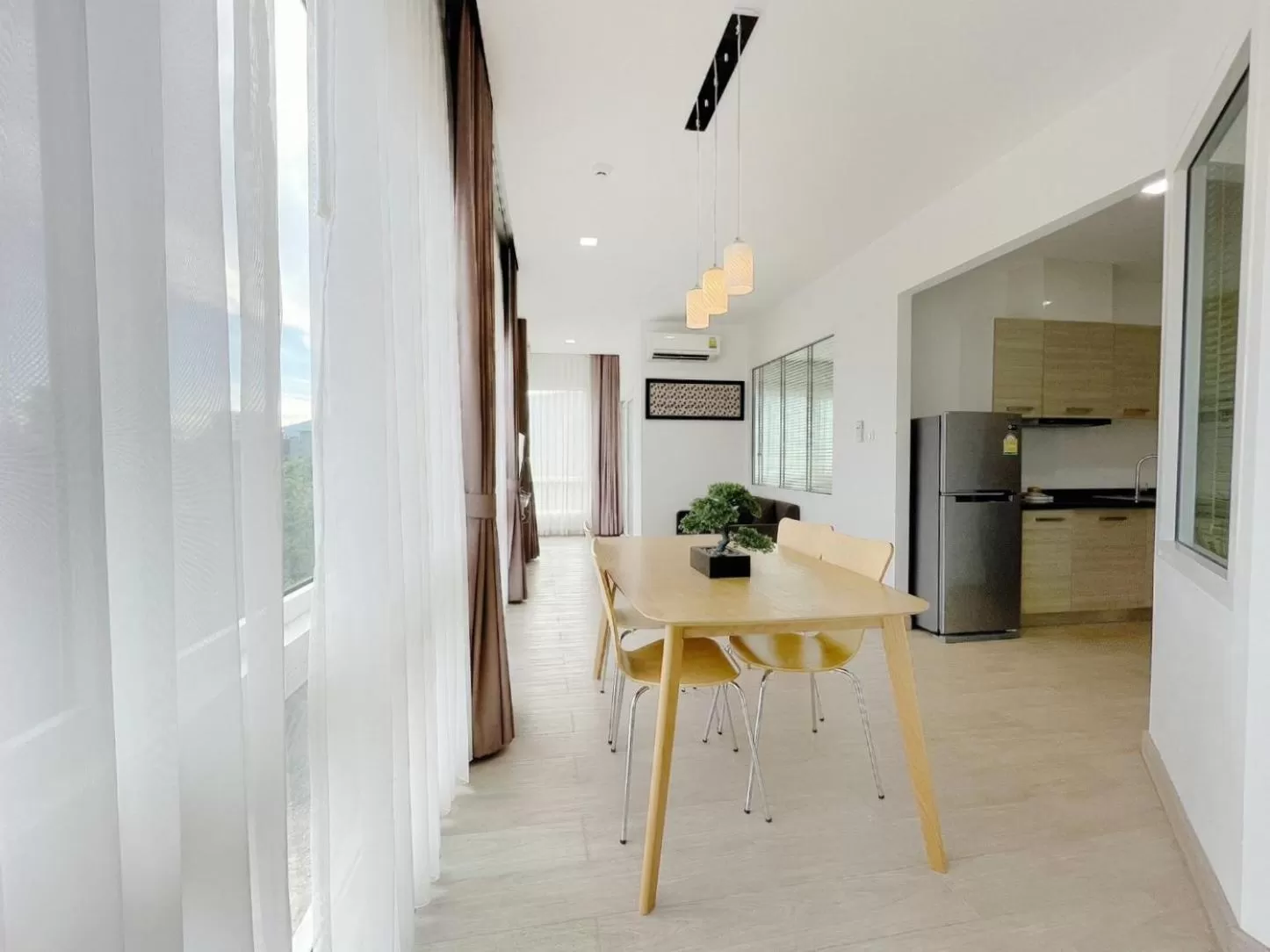 Seating area in Hinoki Hotel - ONSEN Chiang Mai