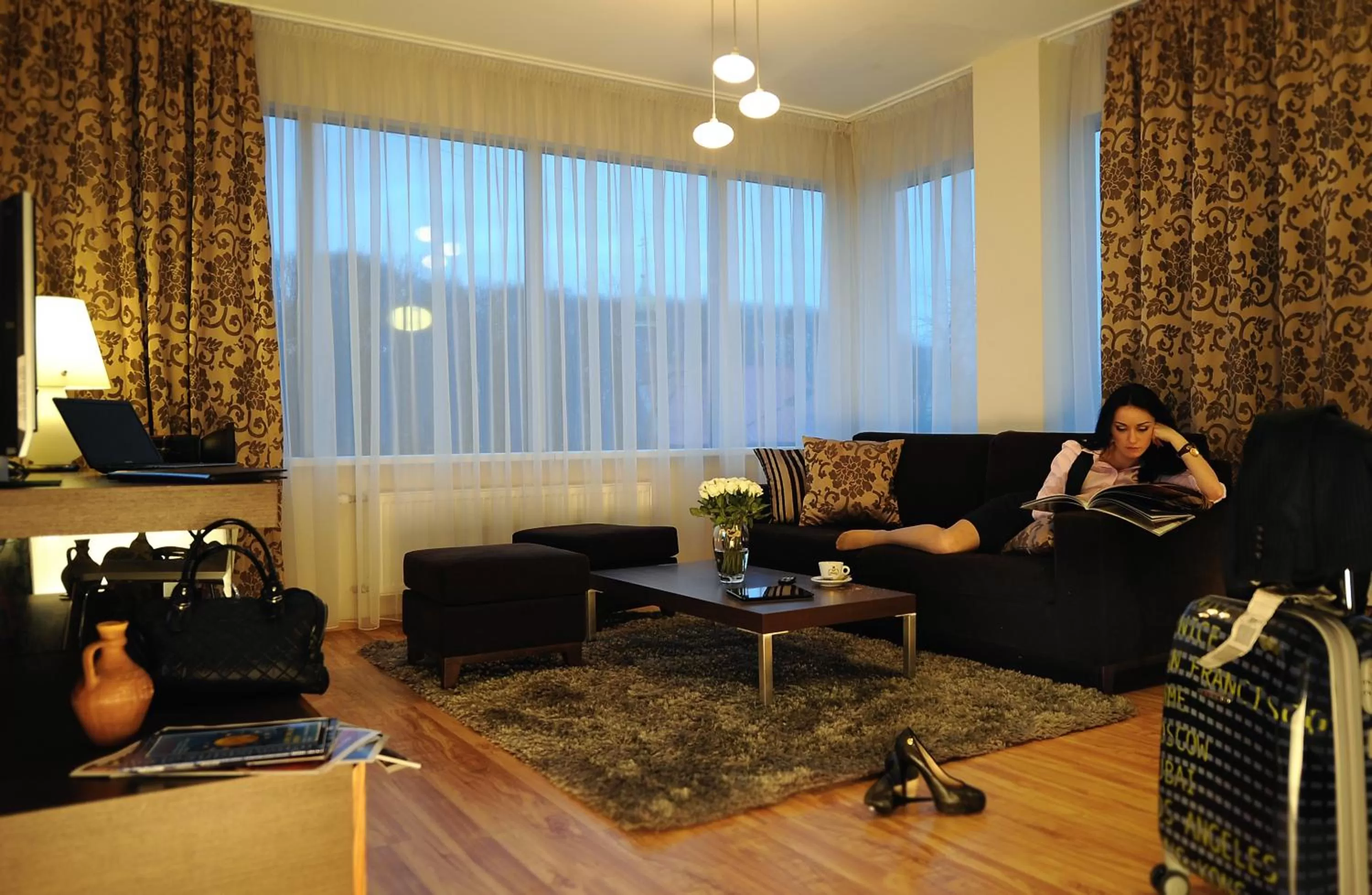 Photo of the whole room in Ararat All Suites Hotel Klaipeda