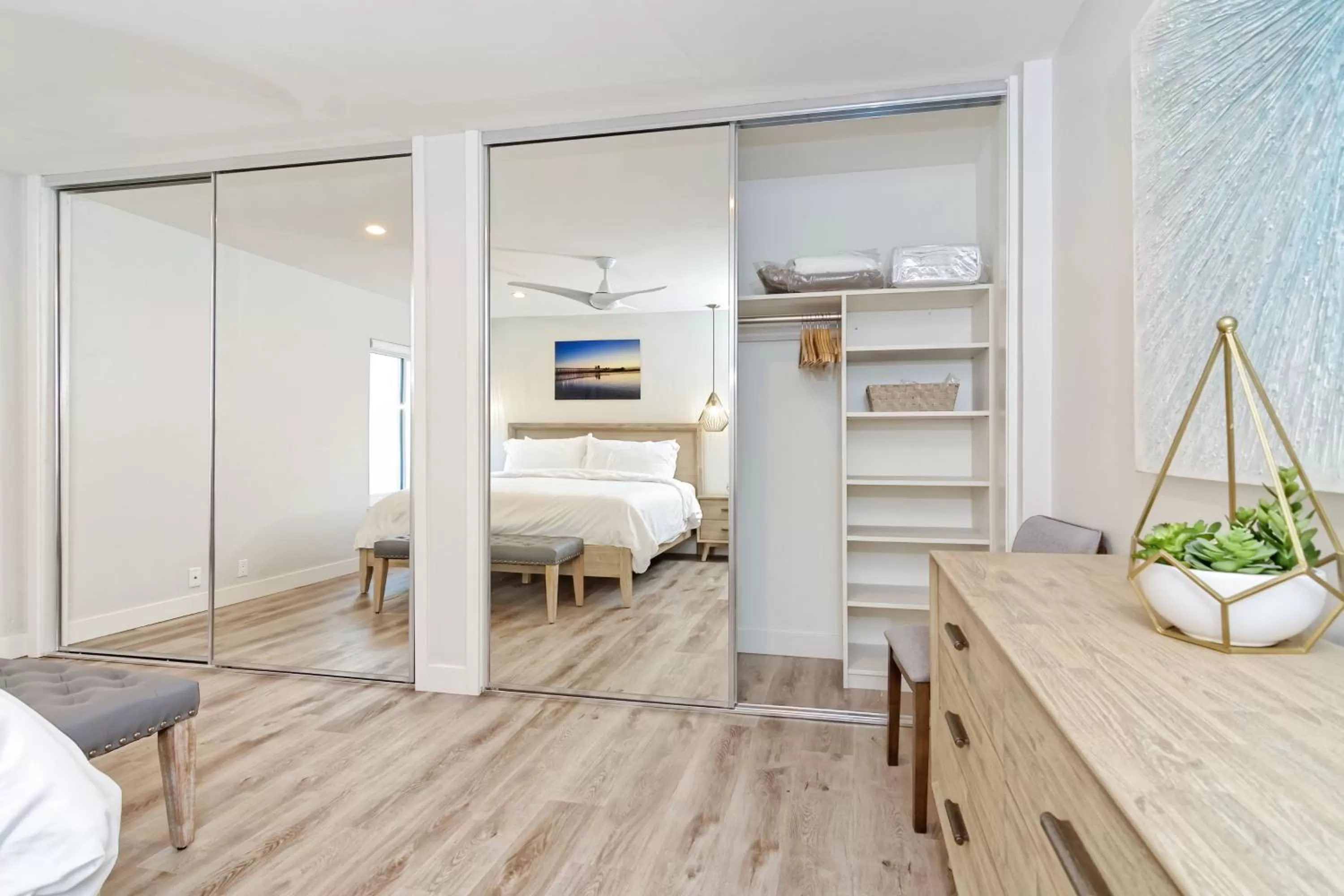 Bed in Ocean Villas Beach Front