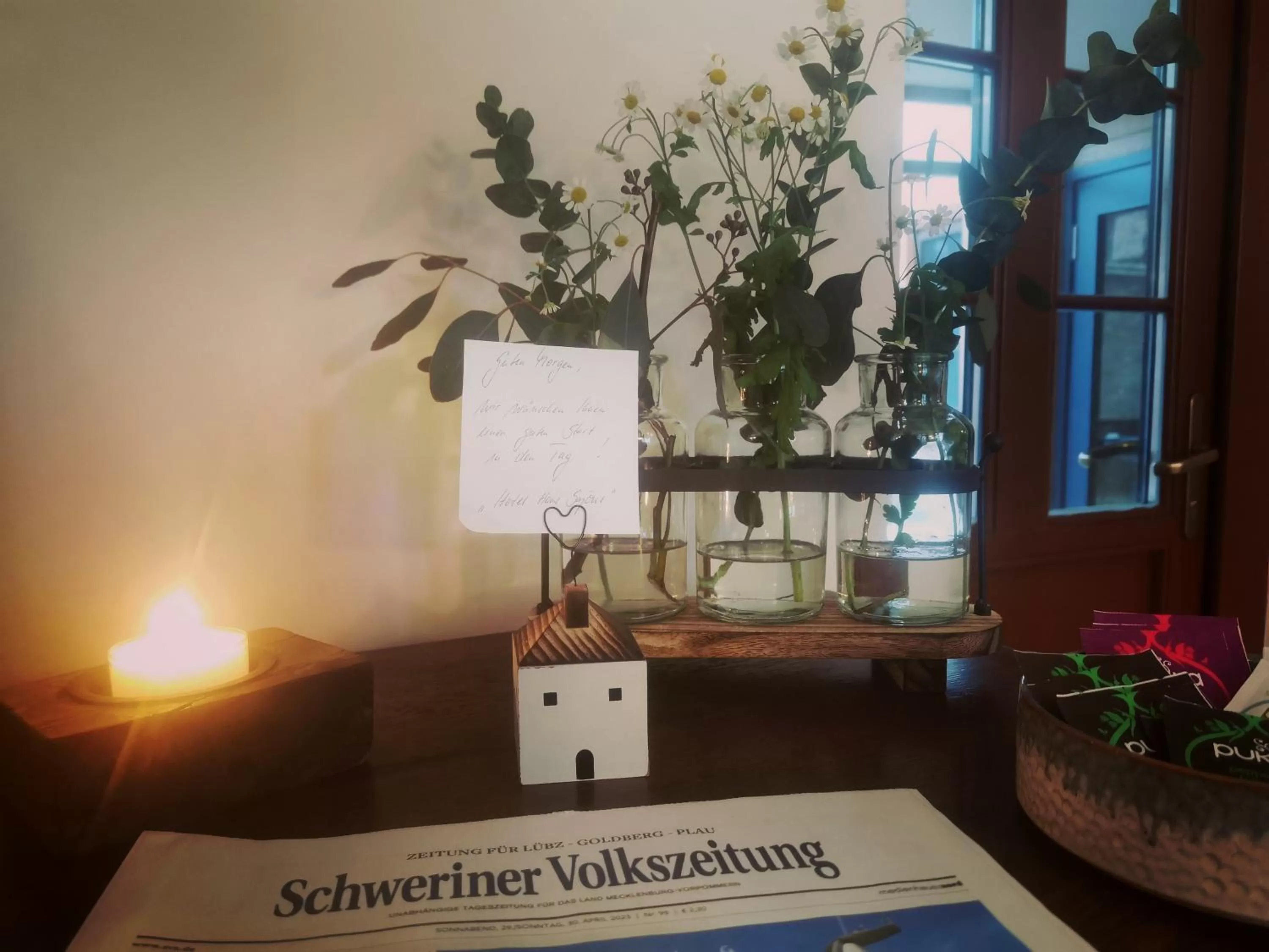 Breakfast in Hotel Haus Sajons