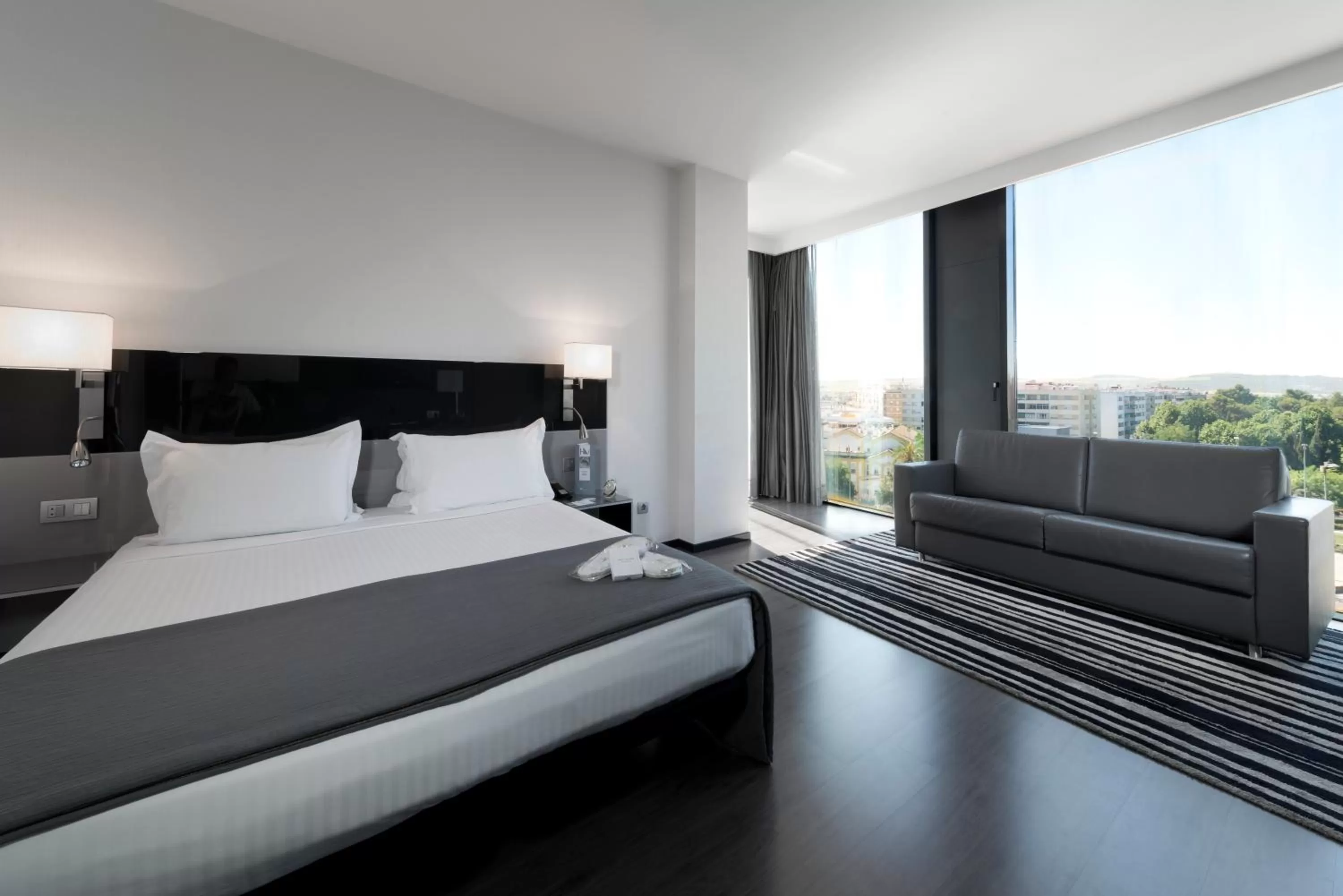 Bed in Eurostars Palace