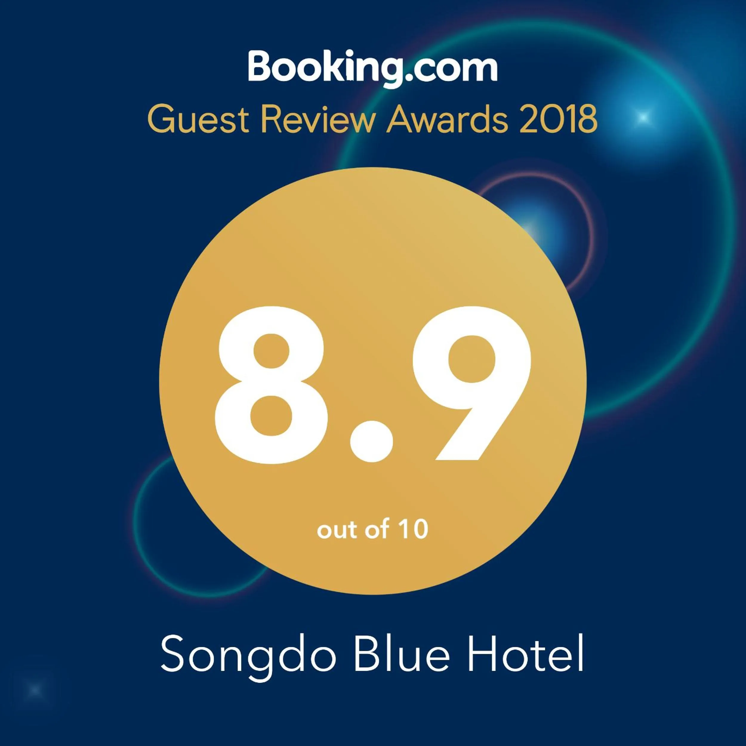Certificate/Award in Songdo Blue Hotel