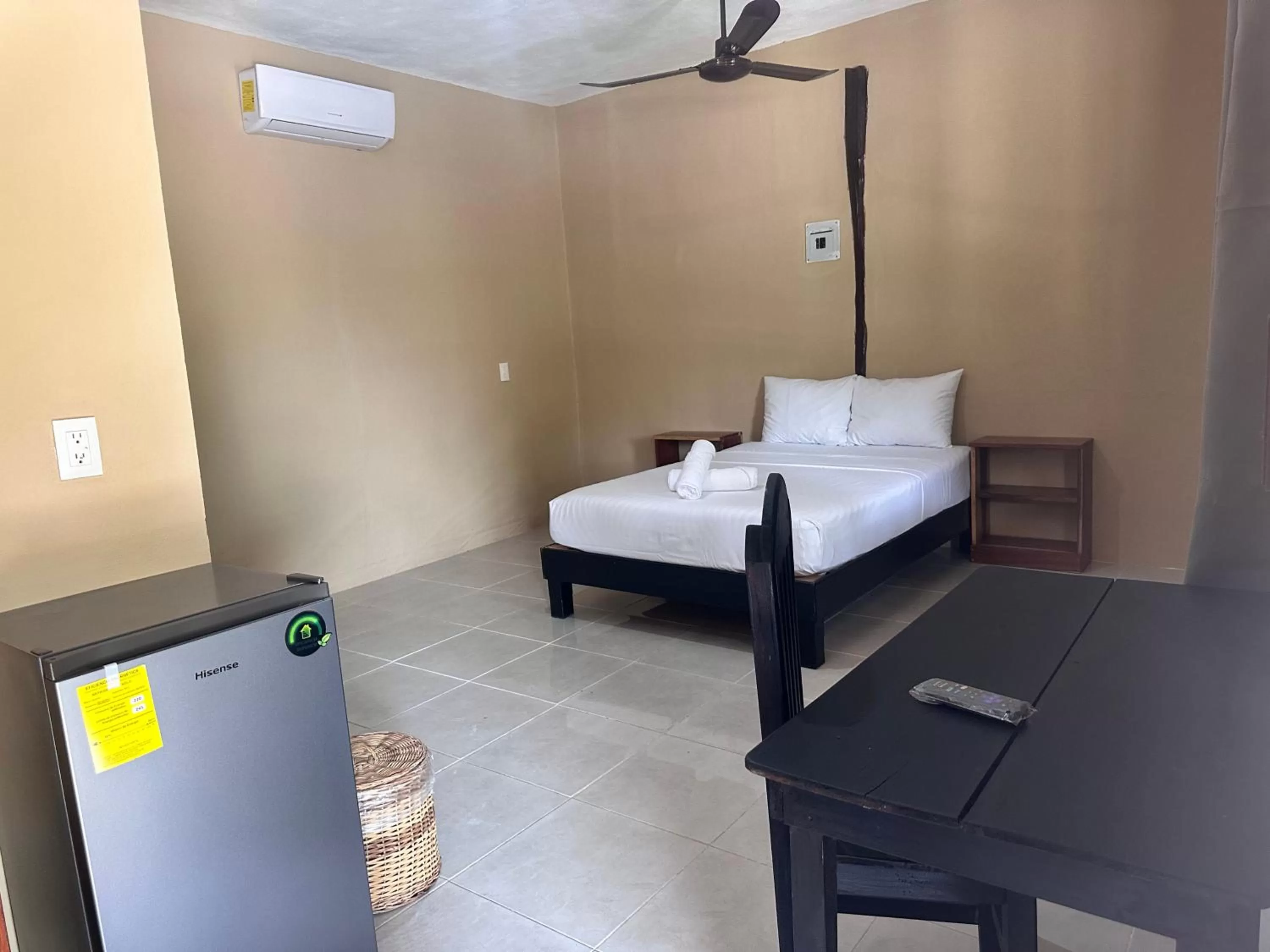 Bed in Hotel Bacalar Sunshine