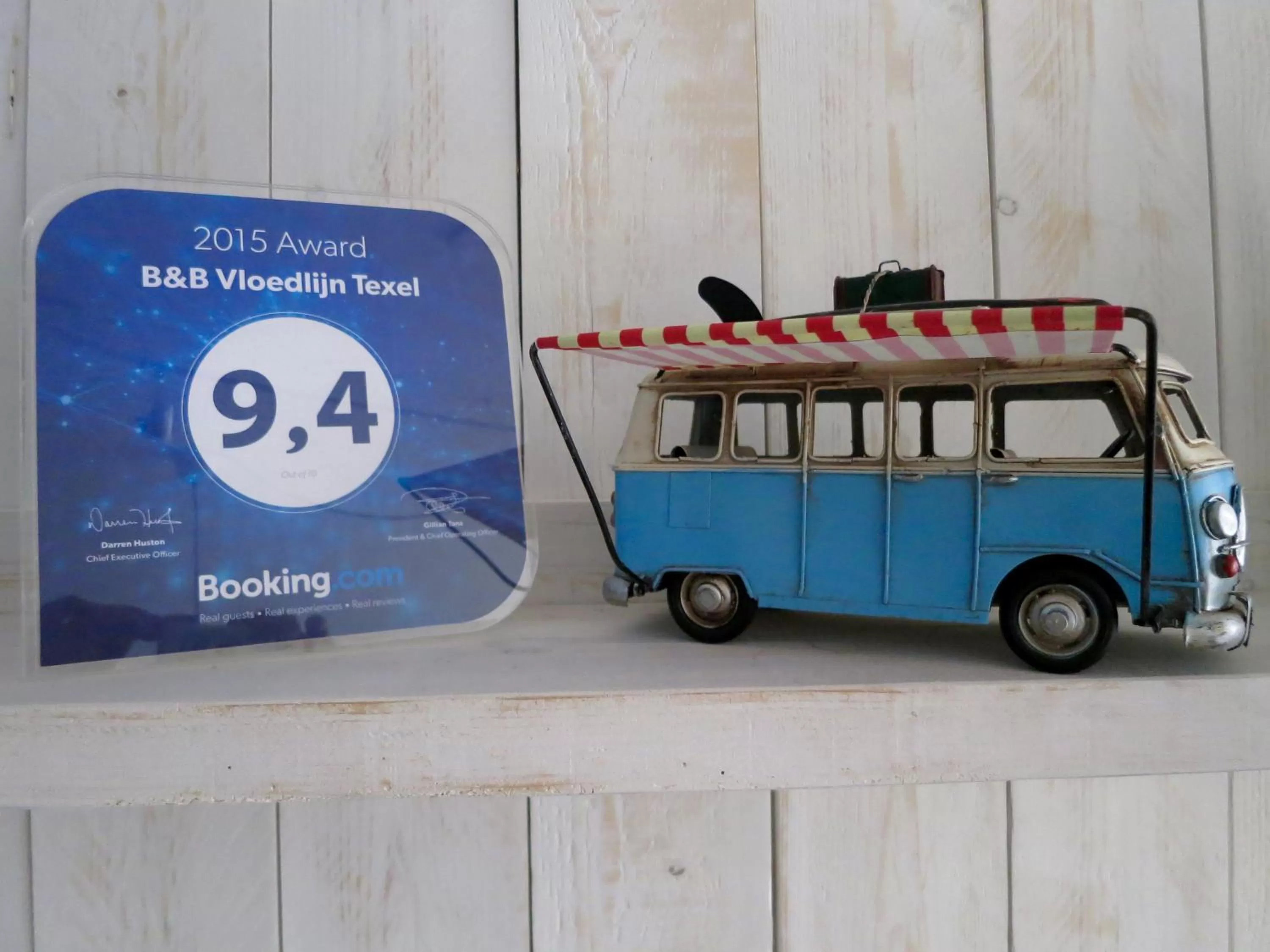 Decorative detail in B&B Vloedlijn Texel