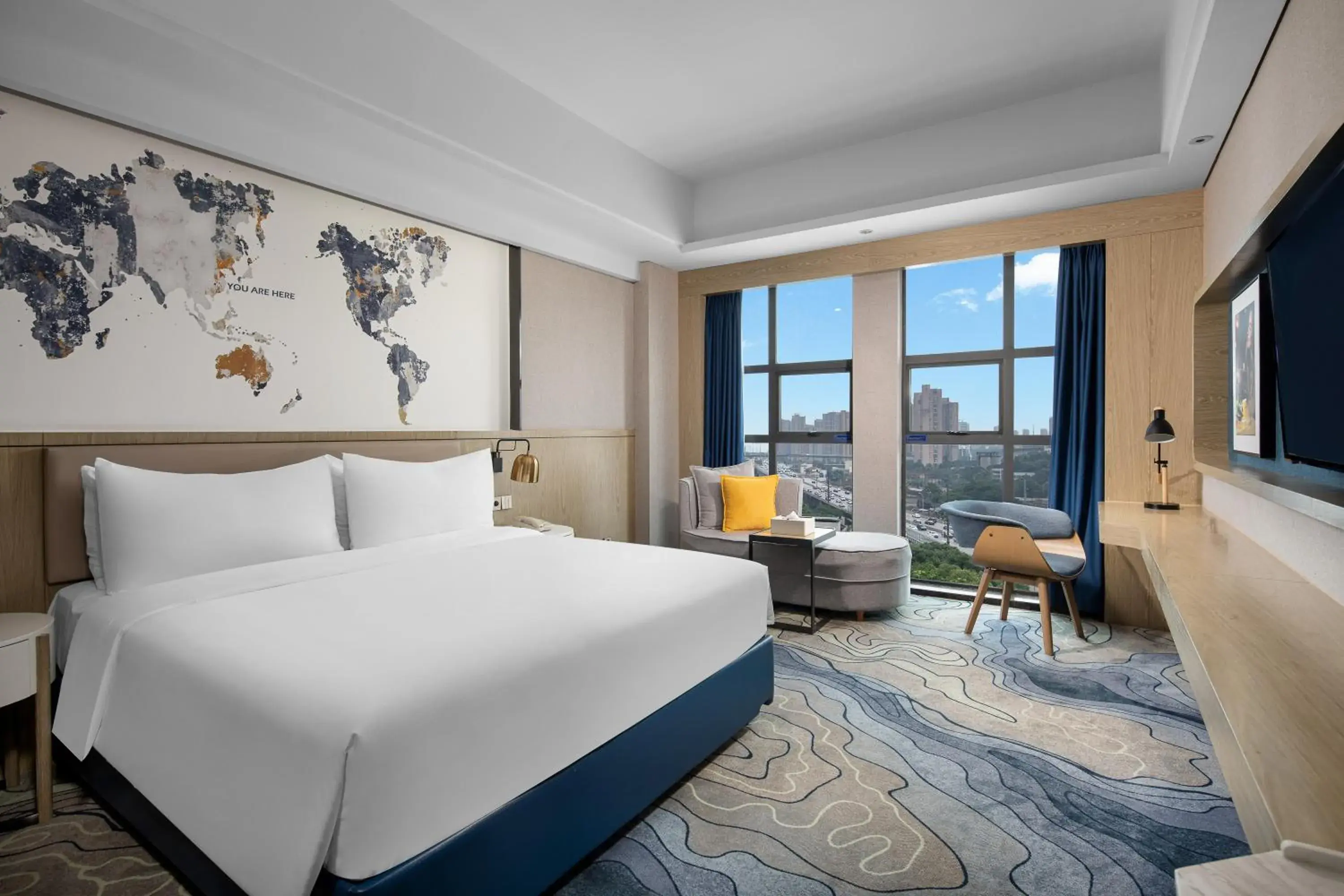 Superior King Room in Ramada by Wyndham Changsha Tianxin Superior King Room in Ramada by Wyndham Changsha Tianxin