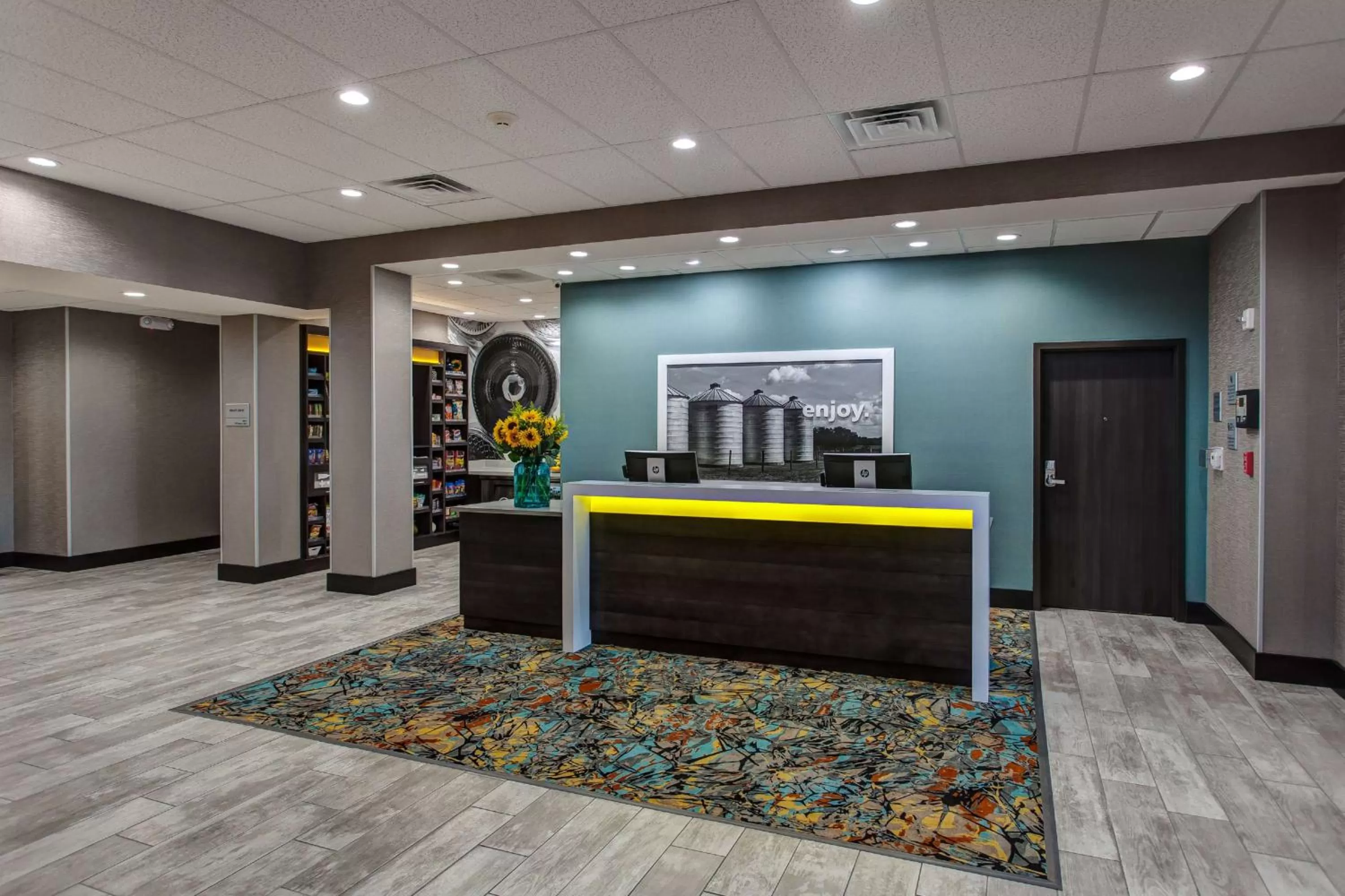 Lobby or reception in Hampton Inn & Suites-Wichita/Airport, KS