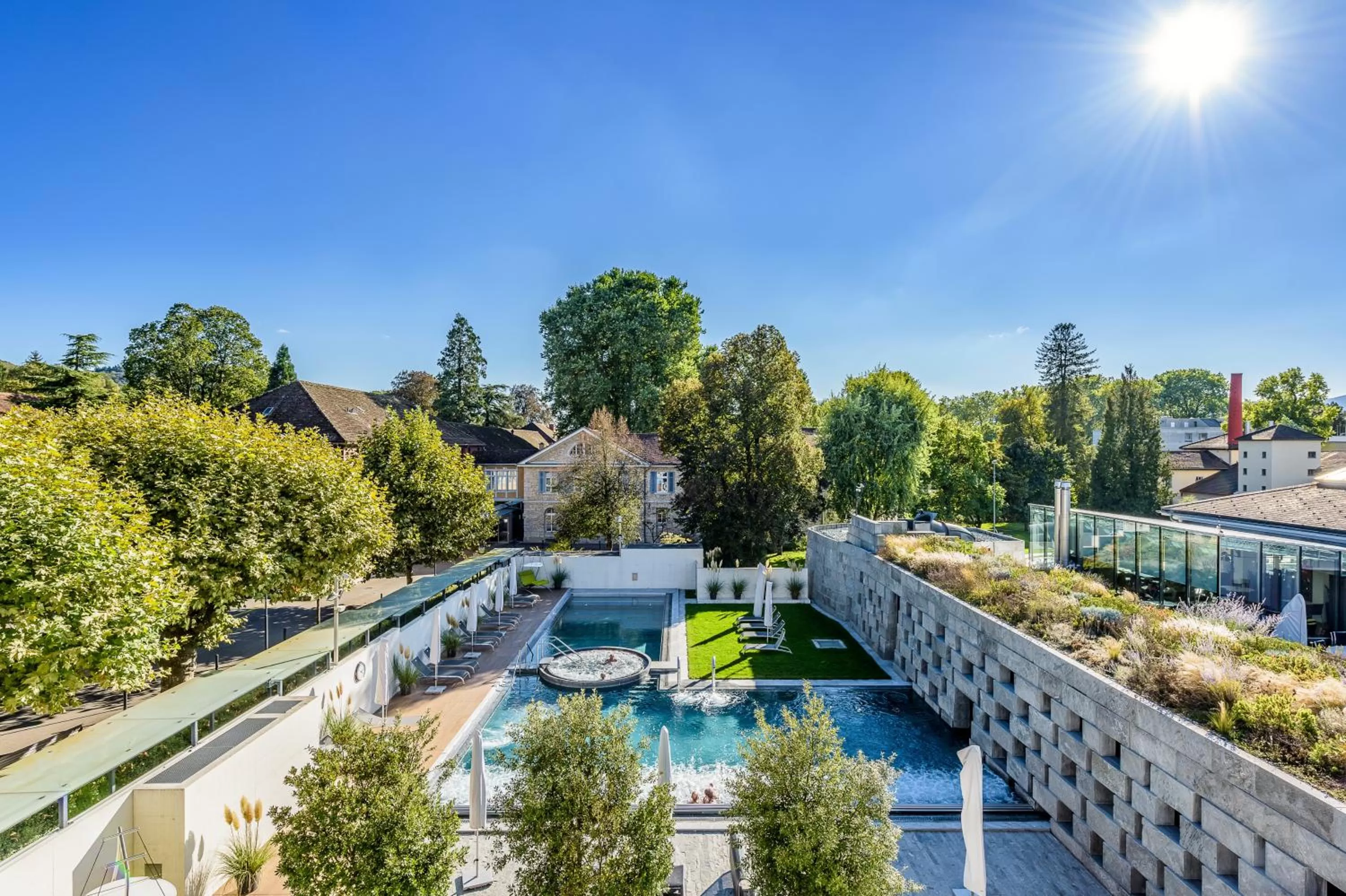 Swimming pool in Kurhotel Im Park